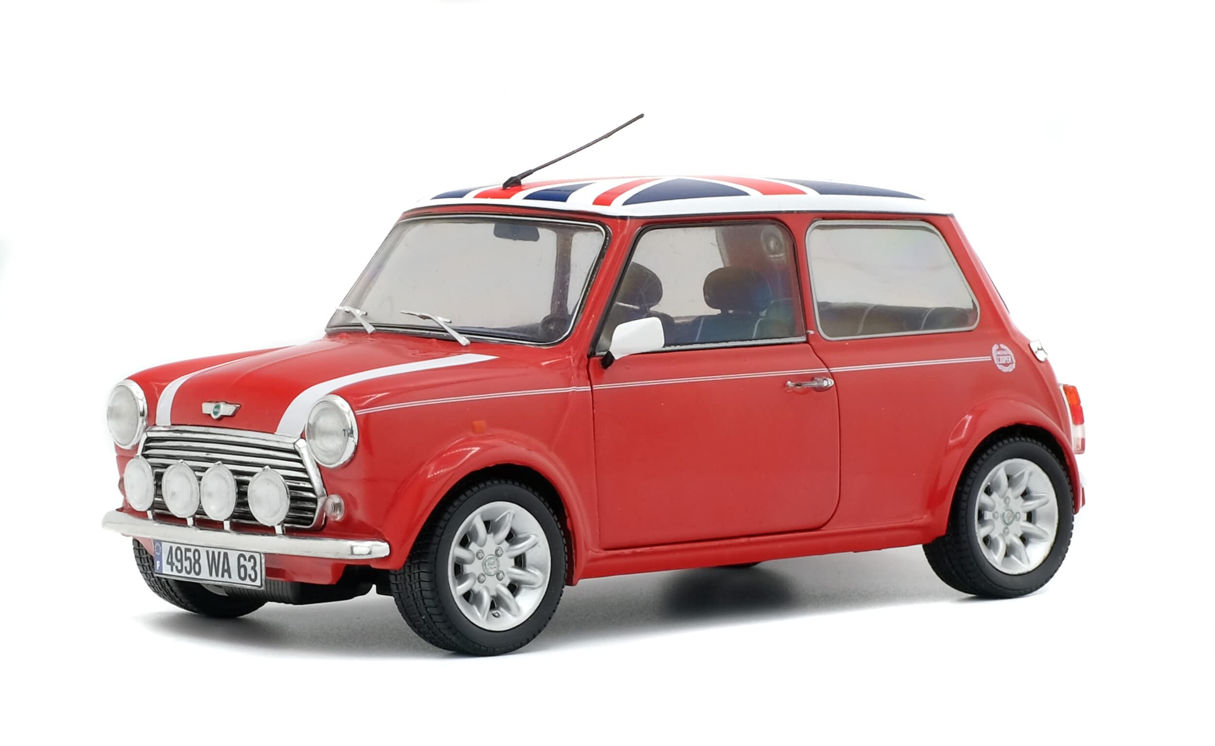 Amazon.com: solido 421184470 1:18 Mini Cooper Sport Pack-Red with