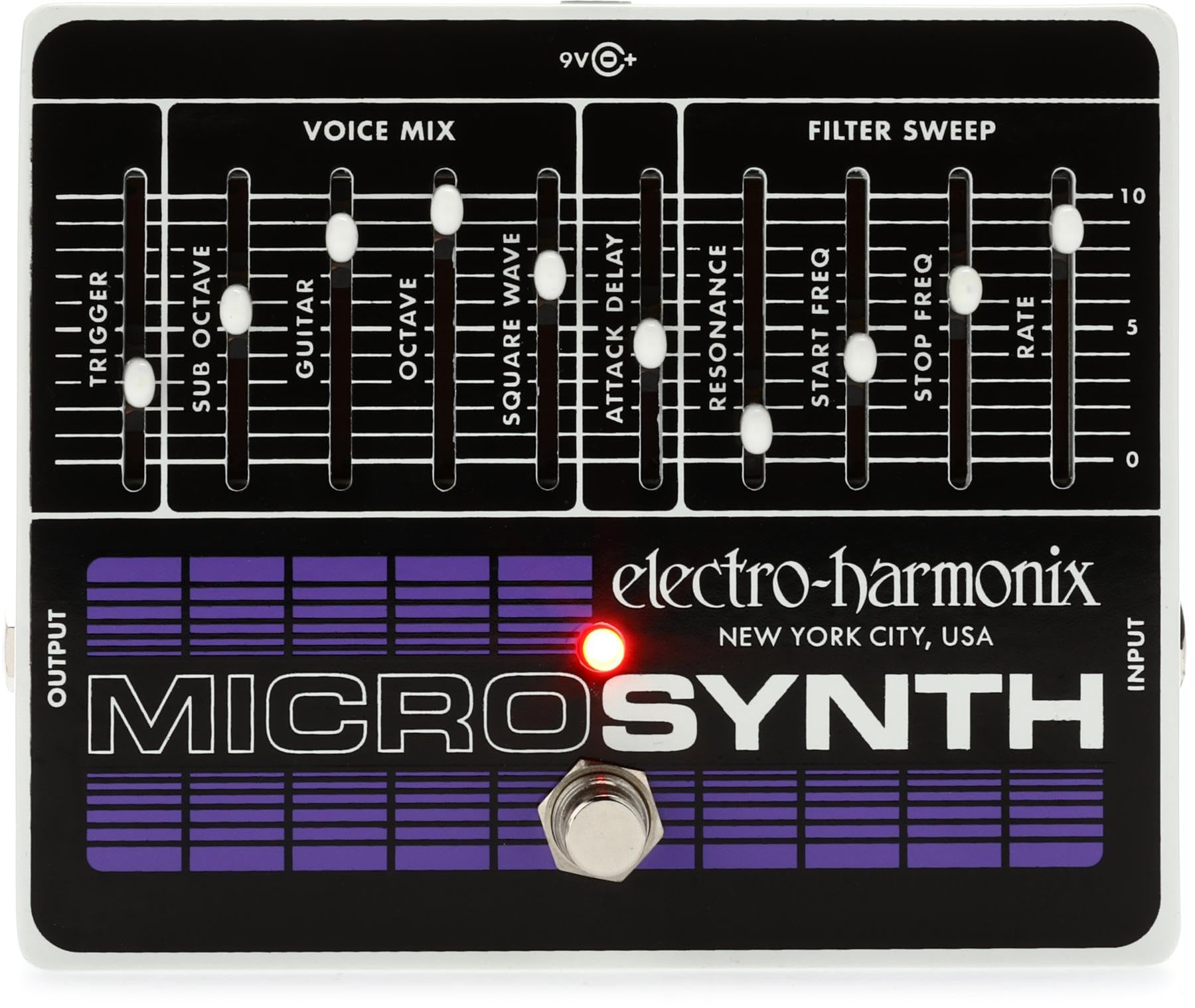 Amazon.com: Electro-Harmonix Micro Synth Analog Guitar Synth Pedal
