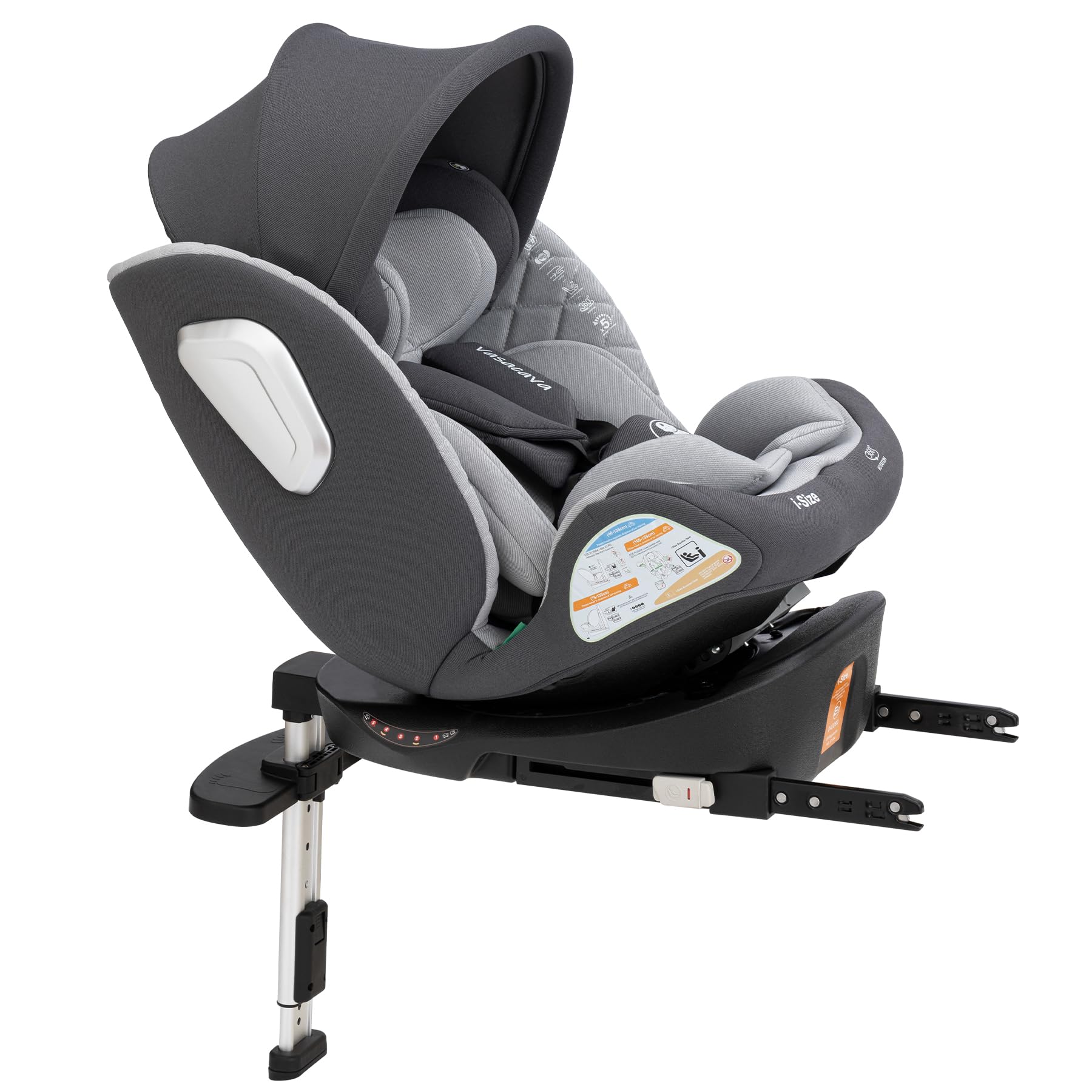 Amazon | Vasacava チャイルドシート 新生児 isofix 回転式 360