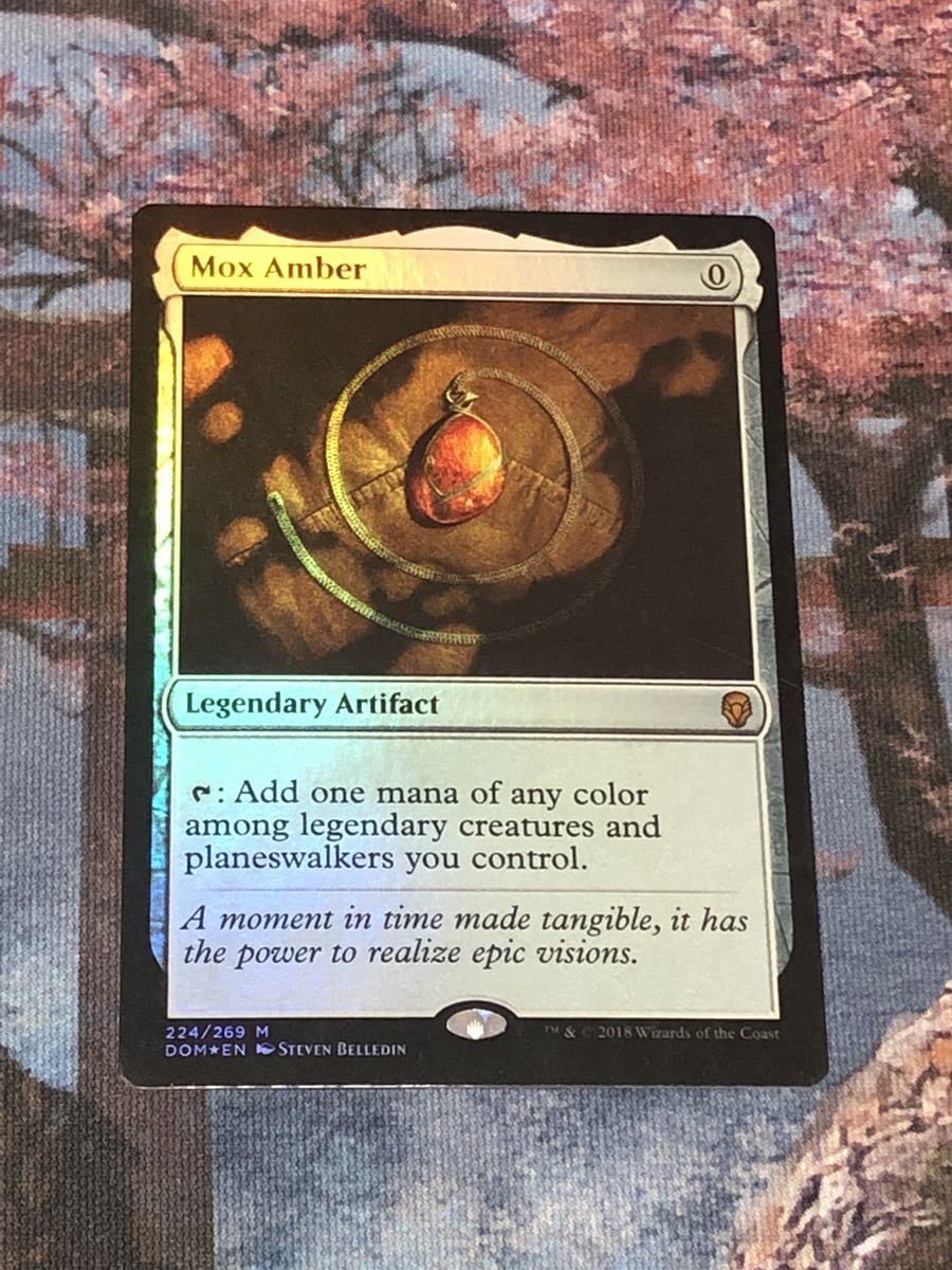 モックス・アンバー旧枠フォイル4枚英語