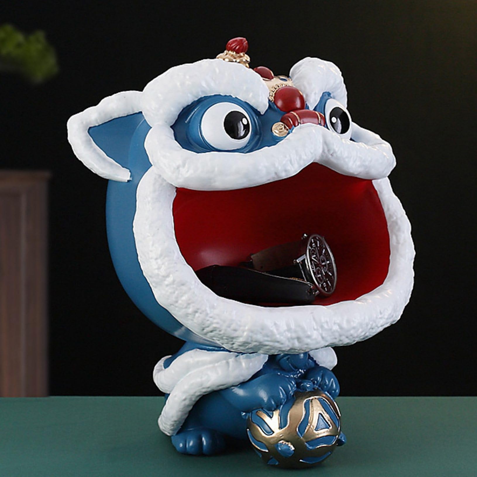 大型ライオンの壁掛けコンソールシェルフヴィンテージ有翼の獅子