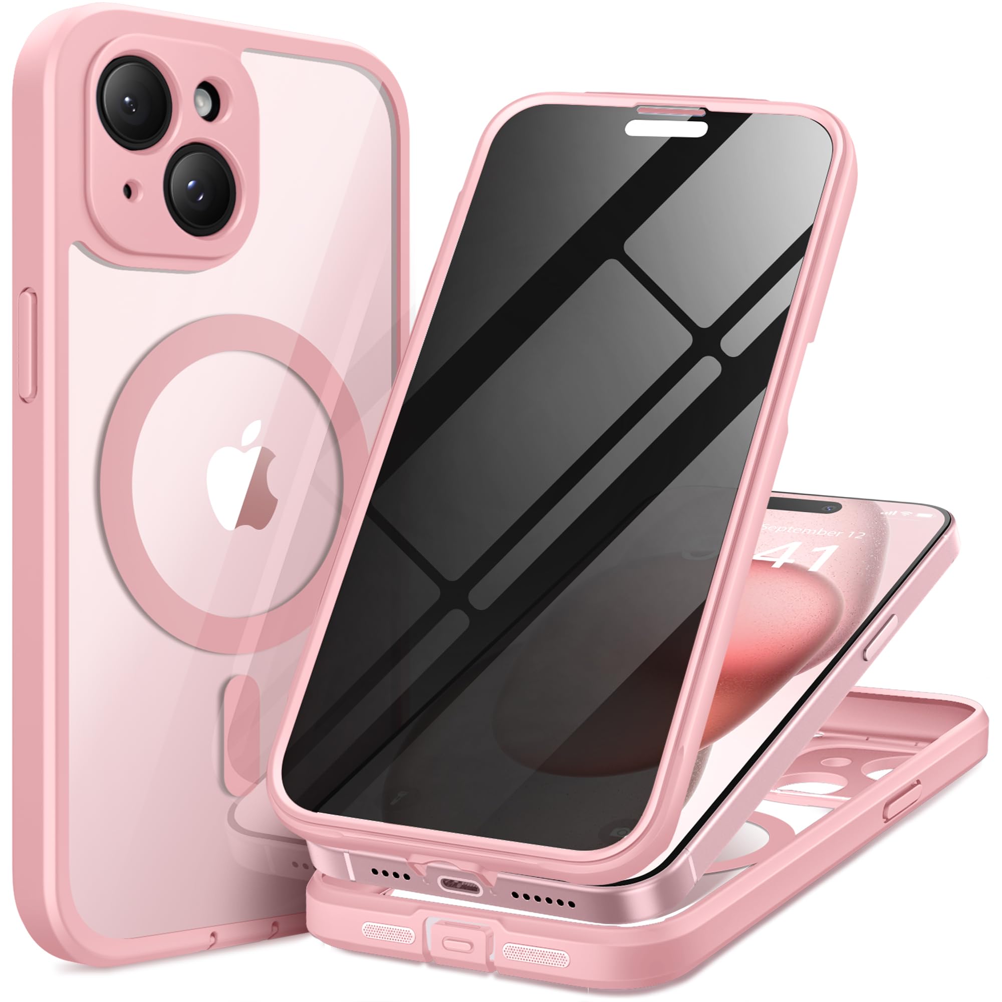 Amazon.com: TIESZEN for iPhone 15 Plus Case, Compatible with