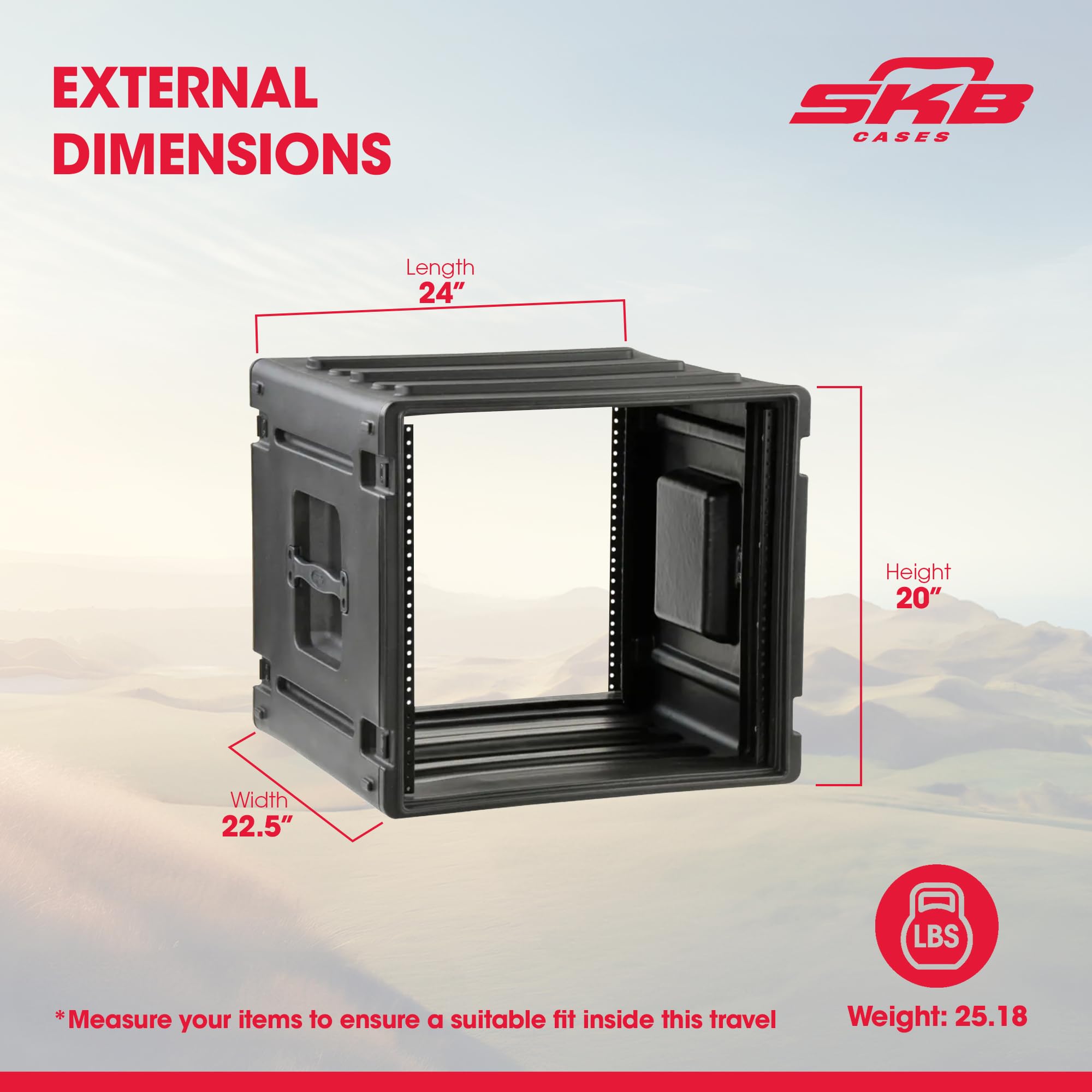 Amazon.com: SKB 10U Roto Rack Case - Durable Polyethylene Gear