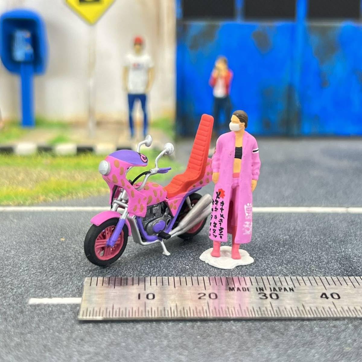 Amazon.co.jp: KS-1931/64 スケール 暴走族 バイク 族車 セット