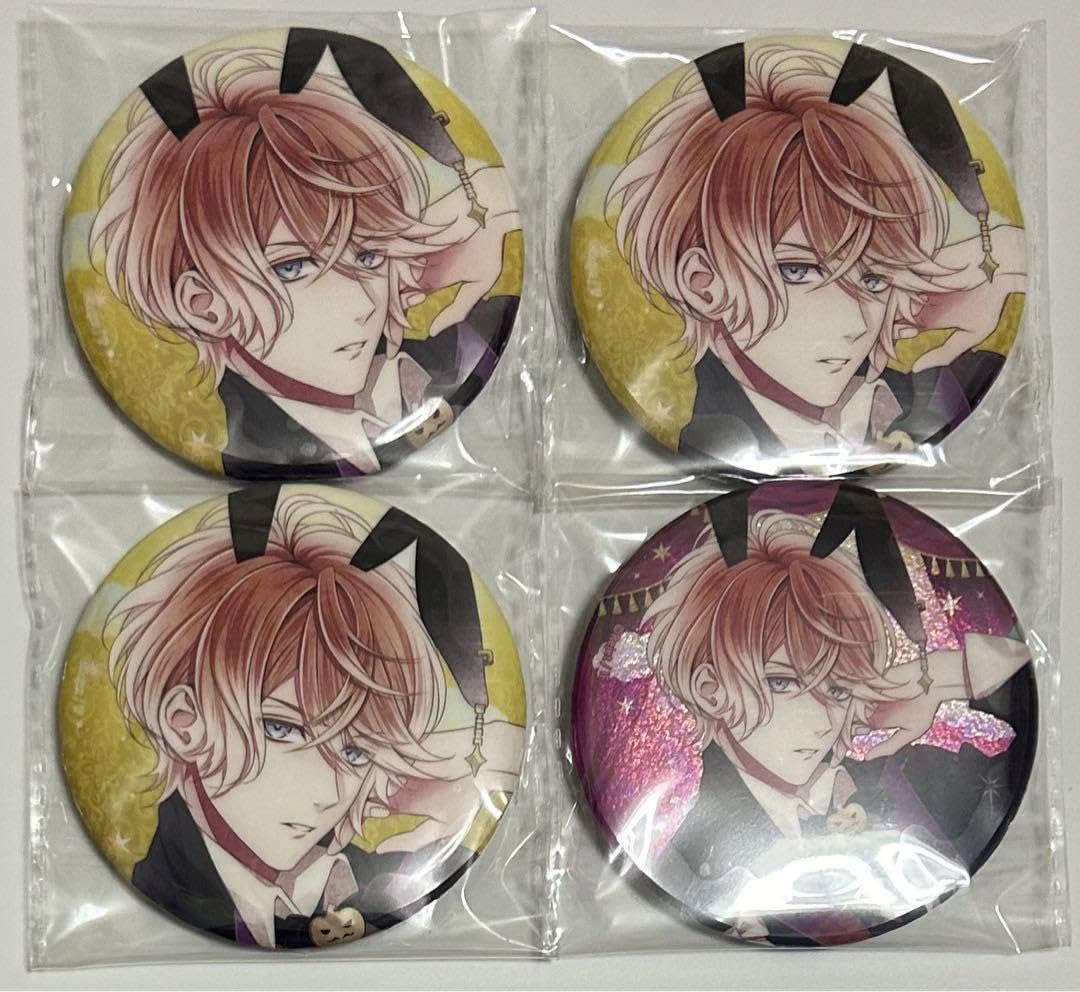 希少品 DIABOLIK LOVERS 逆巻シュウ ホロ 缶バッジ AGF 希少品