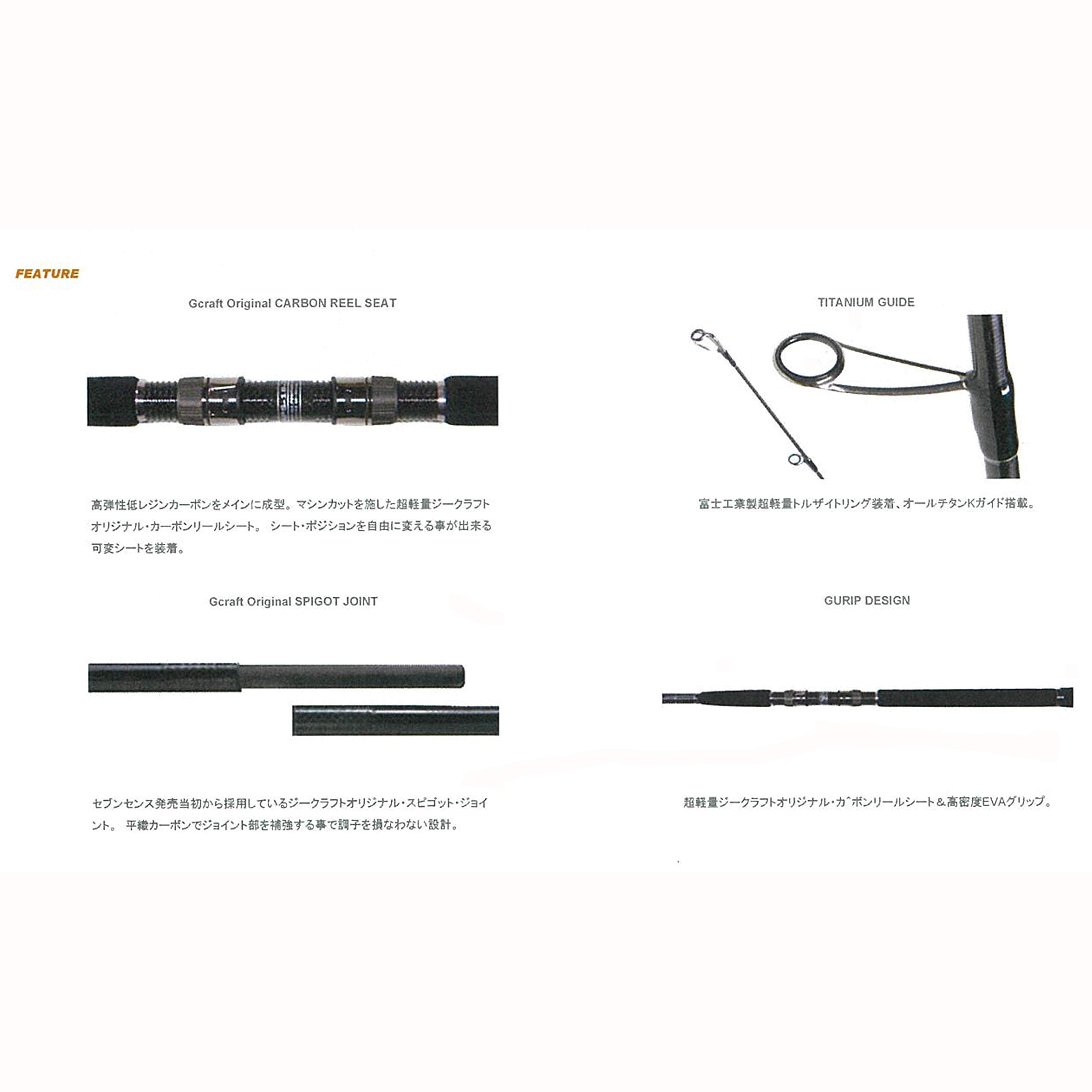 ジャンク Gクラフト ミッドリバー MRS982-TR ティップ側 ジャンク G