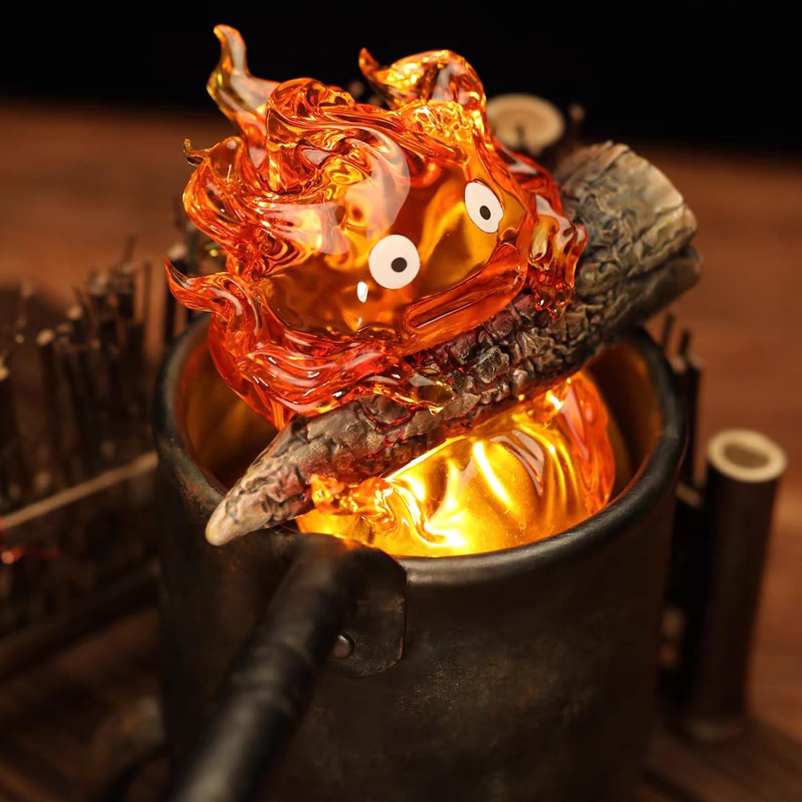 Amazon.co.jp: Thcbme Calcifer ナイトライト、カルシファーランプ