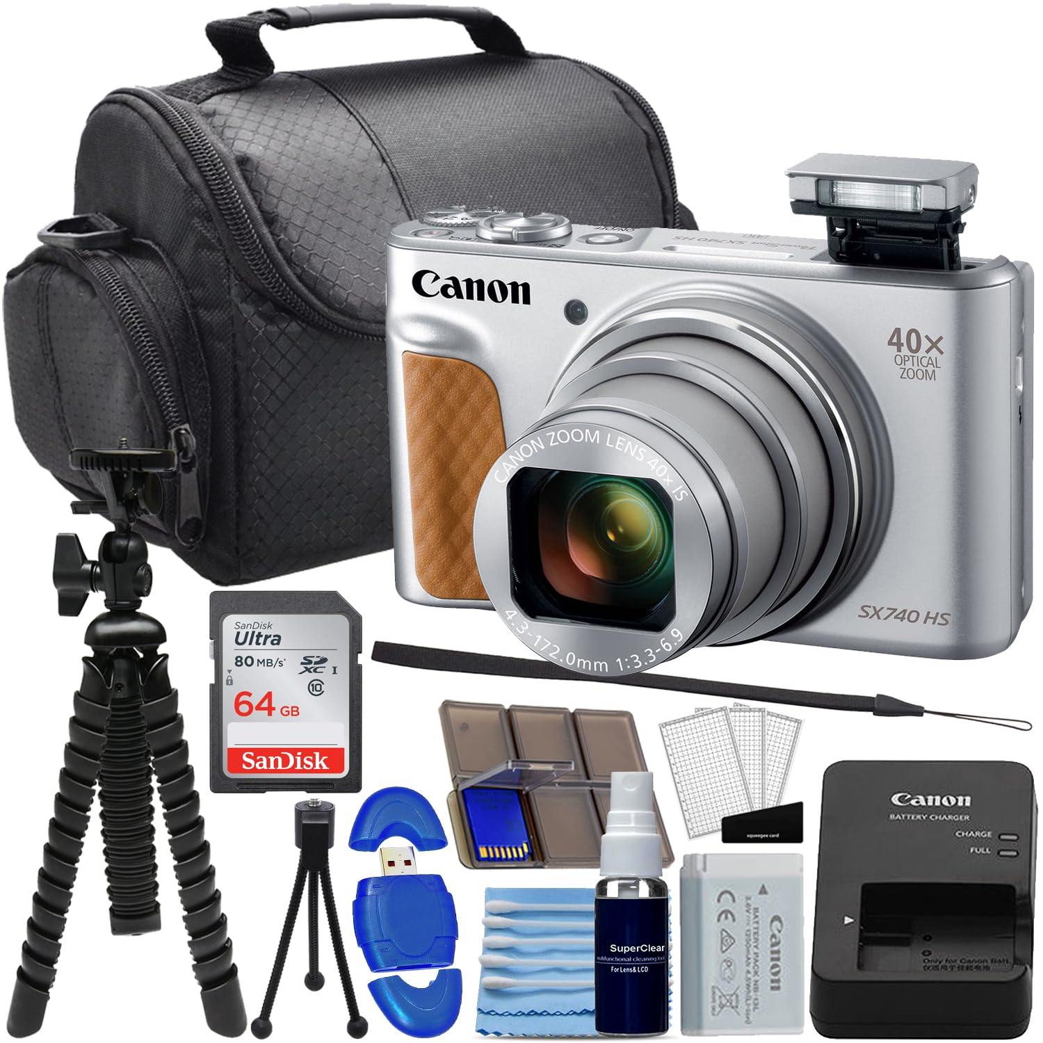 Amazon.com : Canon PowerShot SX740 HS Digital Camera (Silver