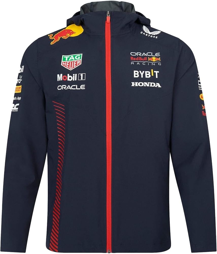 Red Bull Racing F1 Team Formula Wasserdichte Jacke Offizielle