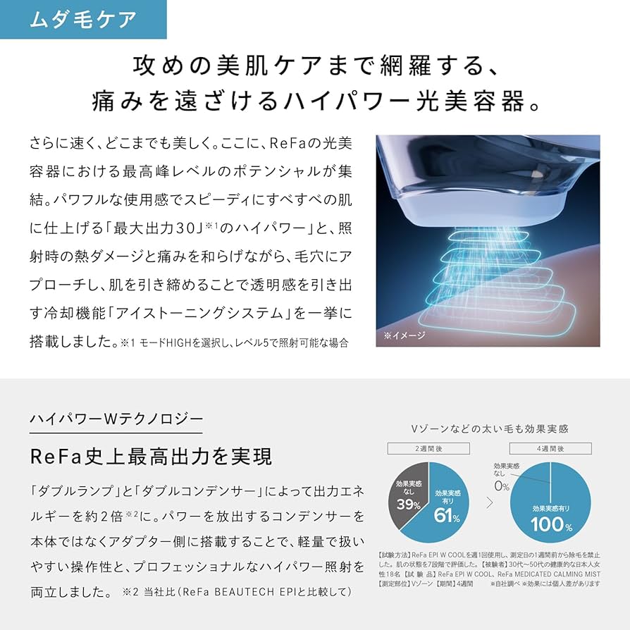 Amazon | 【公式ストア限定】リファ エピダブル クール/ReFa EPI W