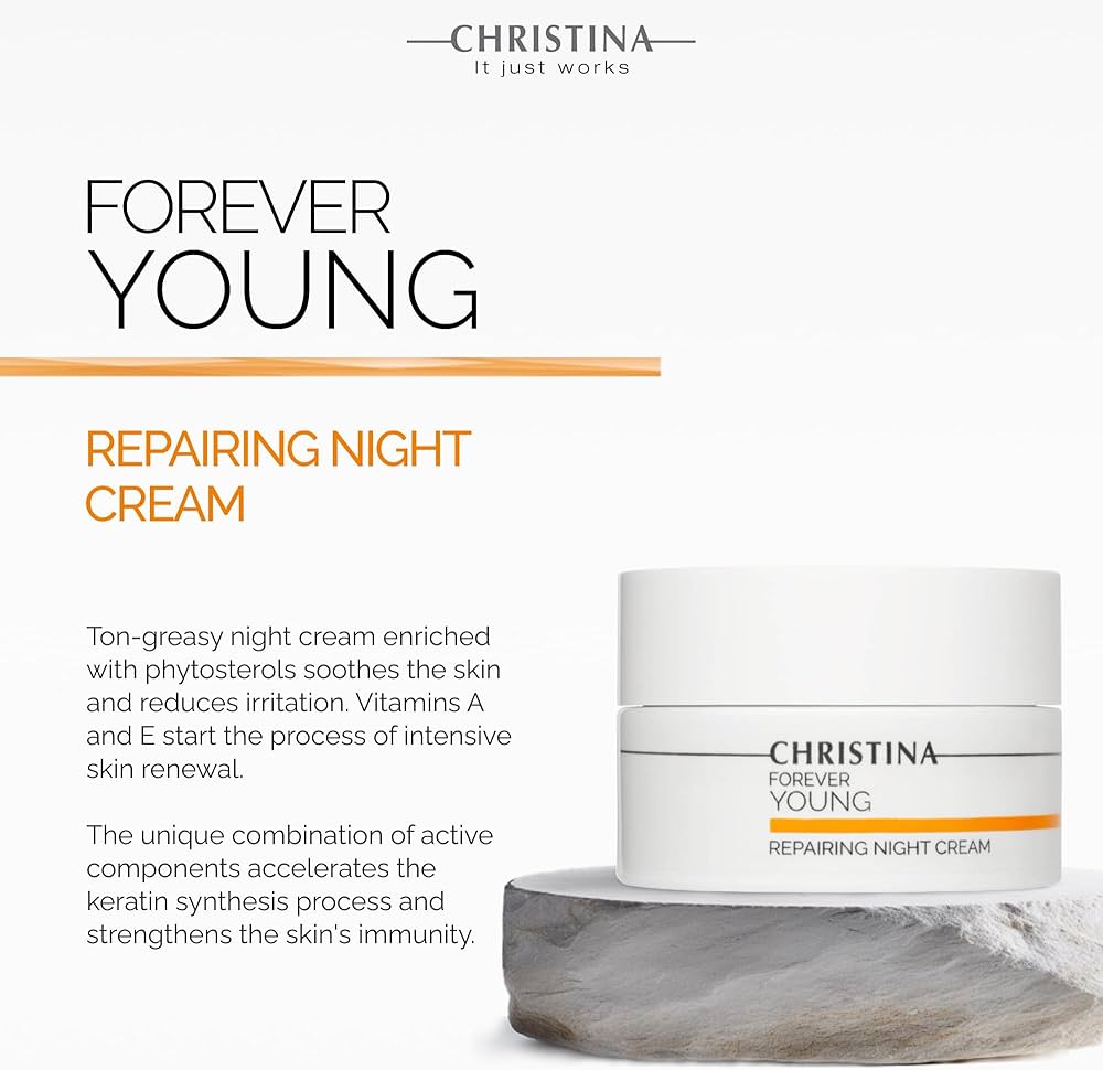 Amazon.com: -CHRISTINA- Forever Young Repairing Night Cream - 50ml