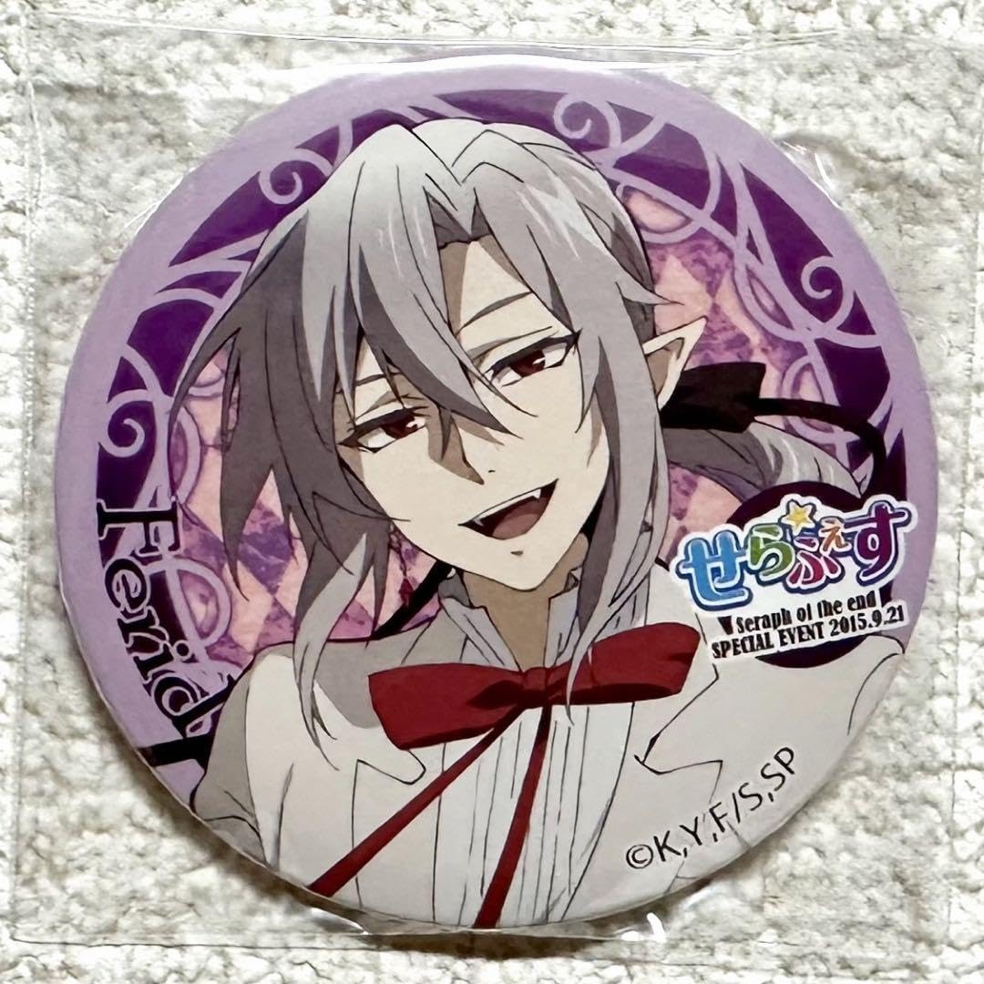 終わりのセラフ バッジ ミカエラ 優一郎 終わりのセラフ くじ引き堂 缶