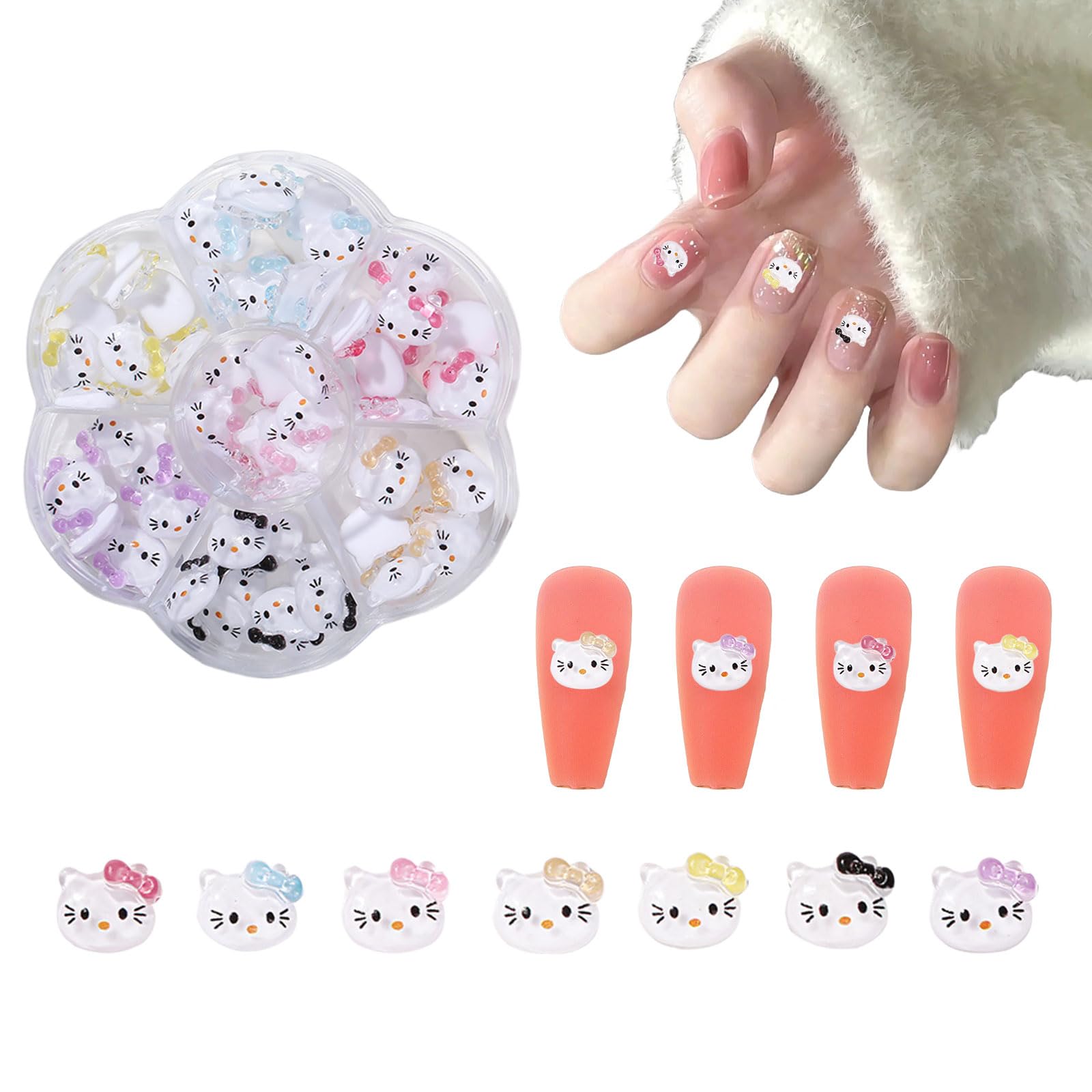 Amazon | ネイルパーツ キティ 1ケース入り キティ ネイル