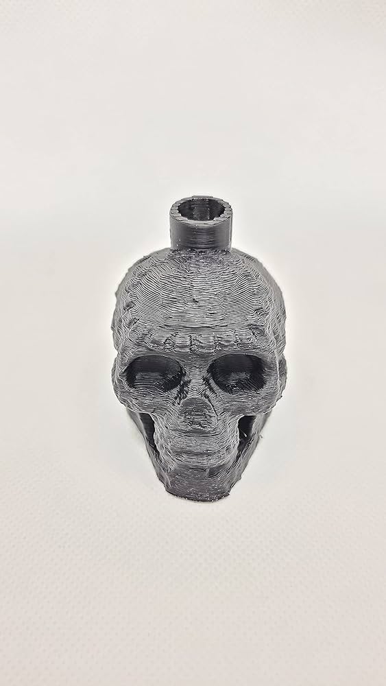 Amazon | アステカ デスホイッスル スカル 3Dプリント (ブラック