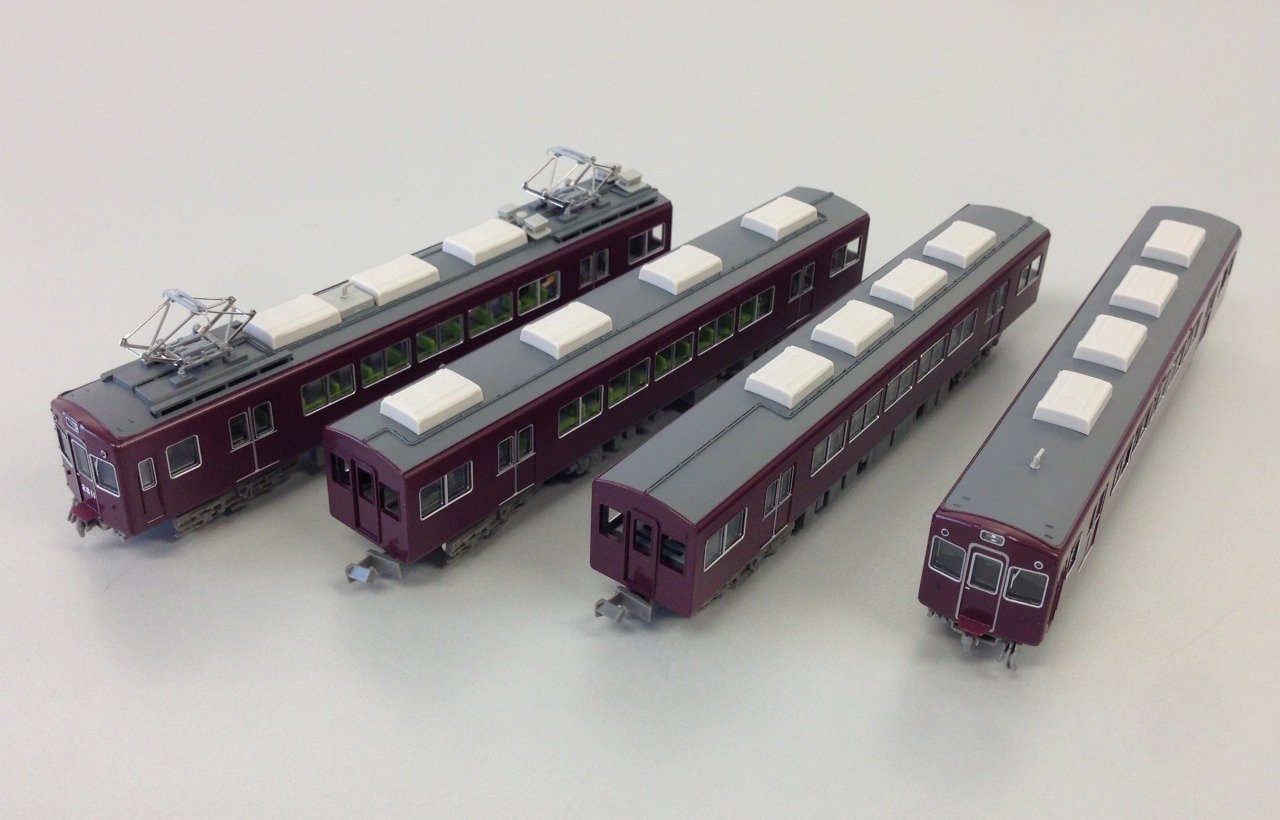 Amazon | Nゲージ 4055 阪急2800系 2扉冷房車4両基本 (塗装済完成品