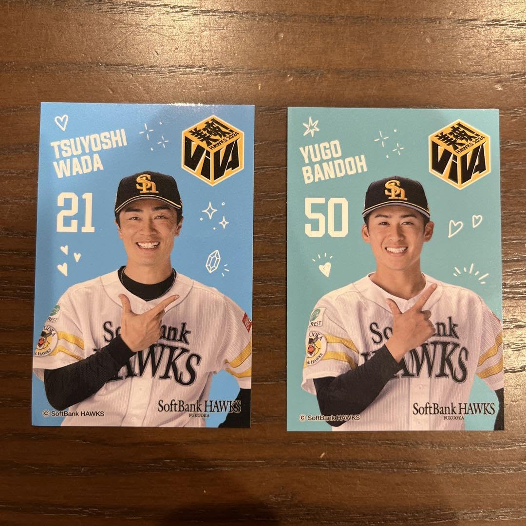 Amazon.co.jp: 福岡ソフトバンクホークス VIVA 和田毅 坂東勇吾