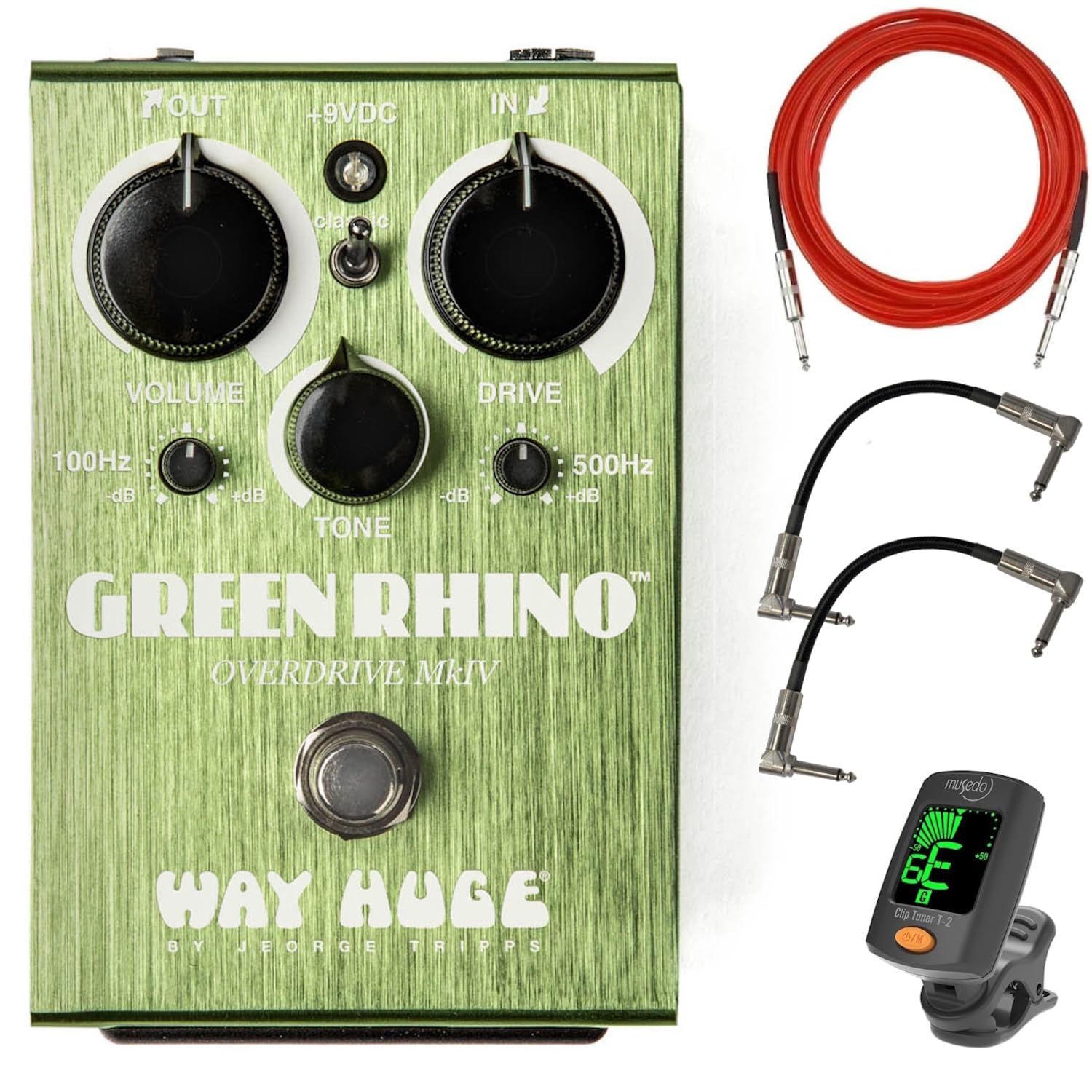 Amazon.com: Way Huge WHE207 Green Rhino Overdrive MKIV Bundle with