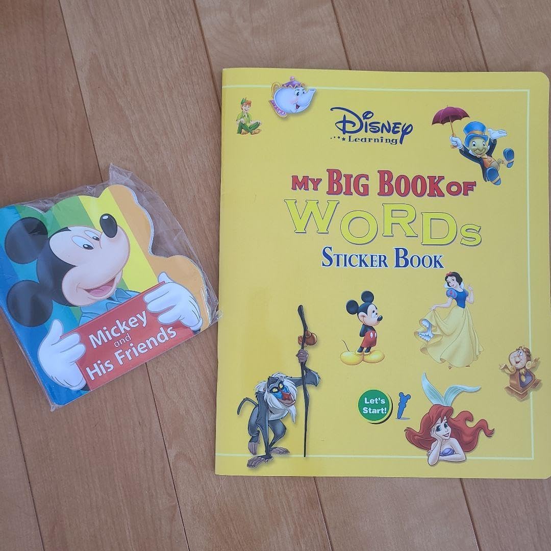 絵本・児童書 DWE My big book of words/sticker book 絵本・児童書