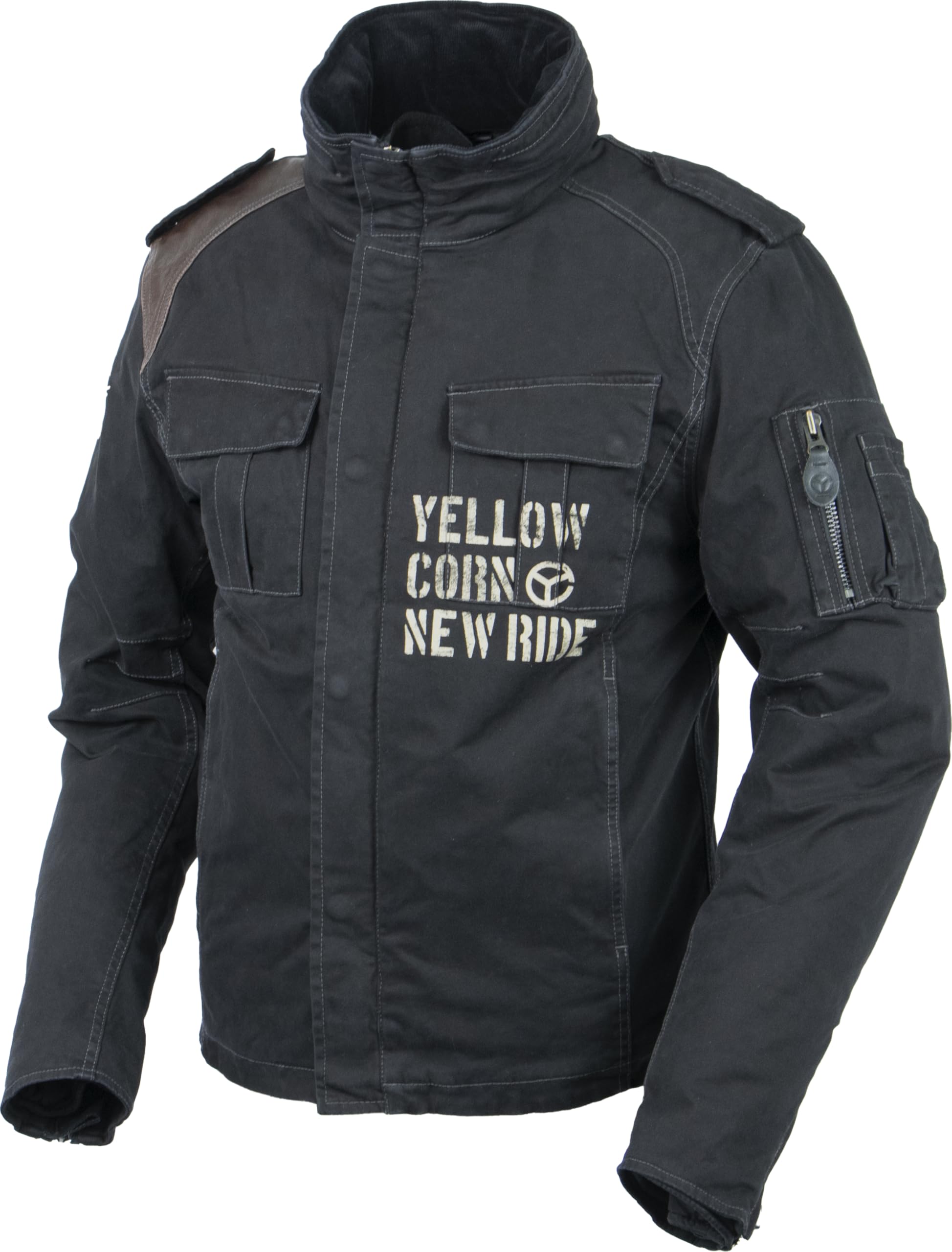 Amazon | [Yellow Corn] バイクジャケット NJ-5306 メンズ BK LL