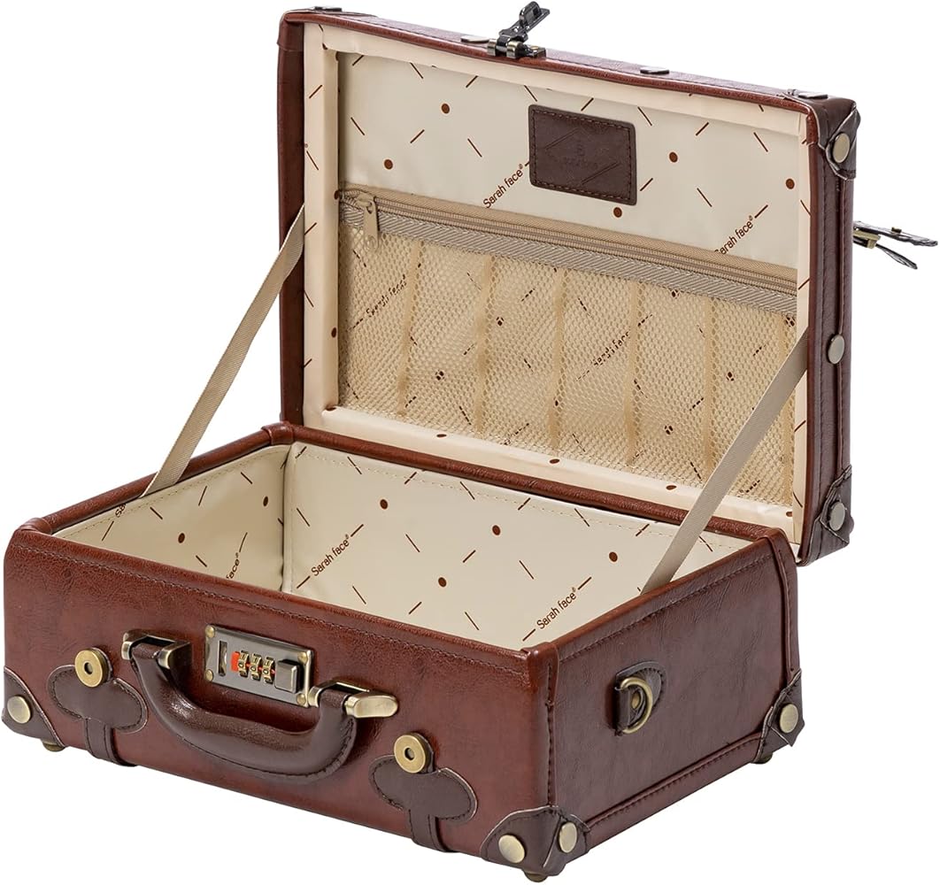 Amazon | [COTRUNKAGE] トランクケース アンティーク風 レトロ