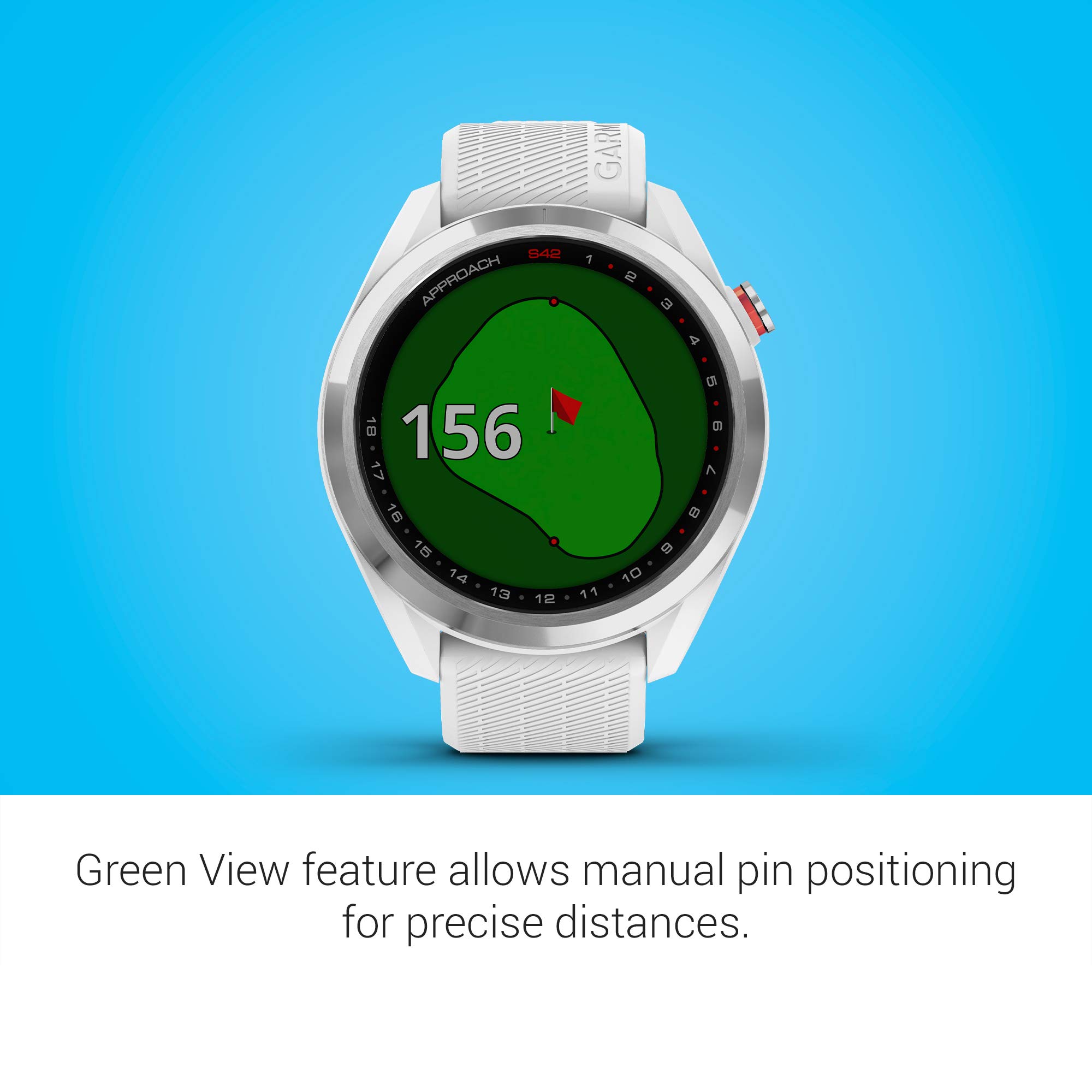 Amazon | Garmin Approach S42, GPS Golf Smartwatch, Lightweight