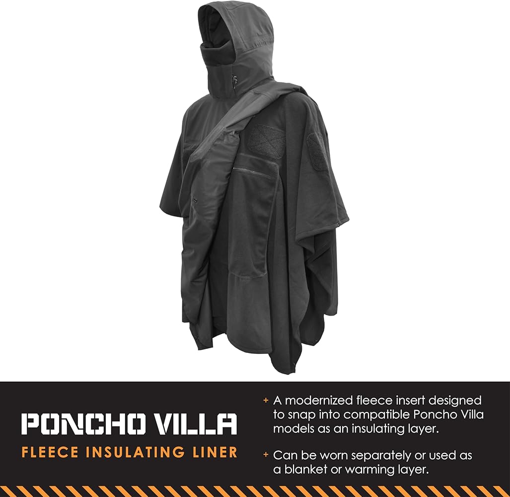 Amazon.com: HAZARD 4 Ultra-Plush Packable Fleece Poncho – Cold