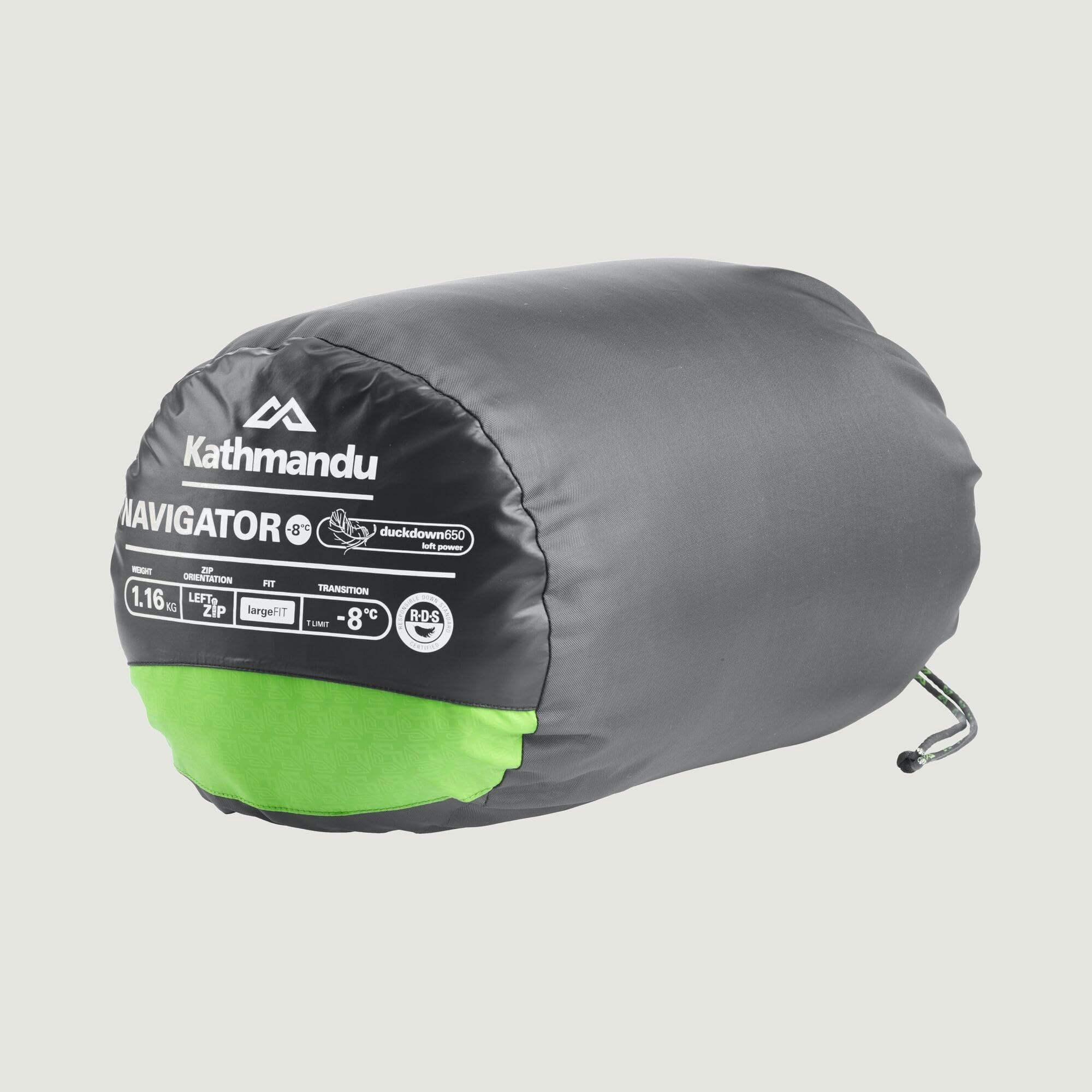 Kathmandu Navigator 8 Rectangular Duck Down Warm Camping Hiking