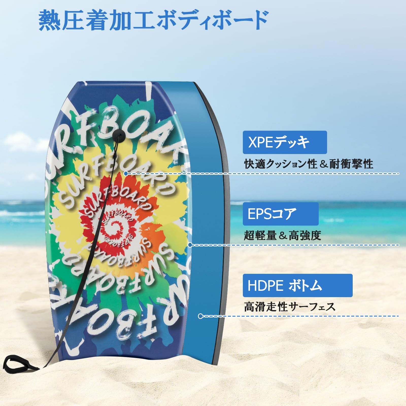 ボディーボード 新品 GW 夏休み 海 水遊び 匿名配送可能 ボディー