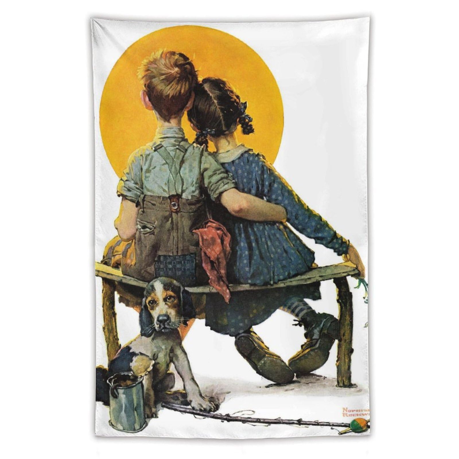 Amazon.co.jp: Norman Rockwellノーマン・ロックウェル（夕暮れ時少年