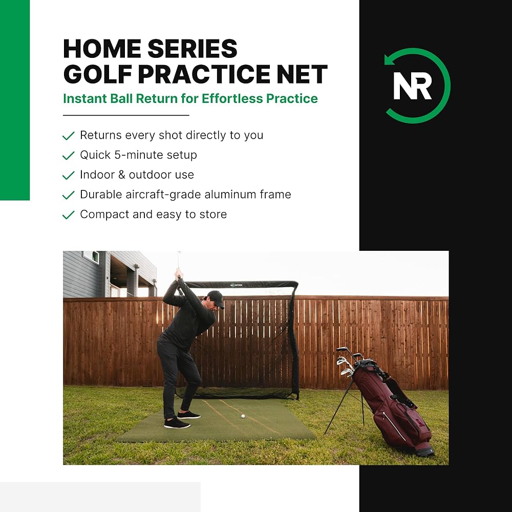 Amazon.com: Net Return Home Series Golf Training Net, 7'x7', Auto