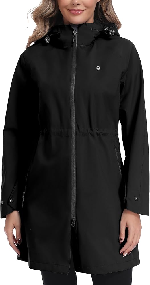 Amazon.com: Little Donkey Andy Women's Raincoat Waterproof Long