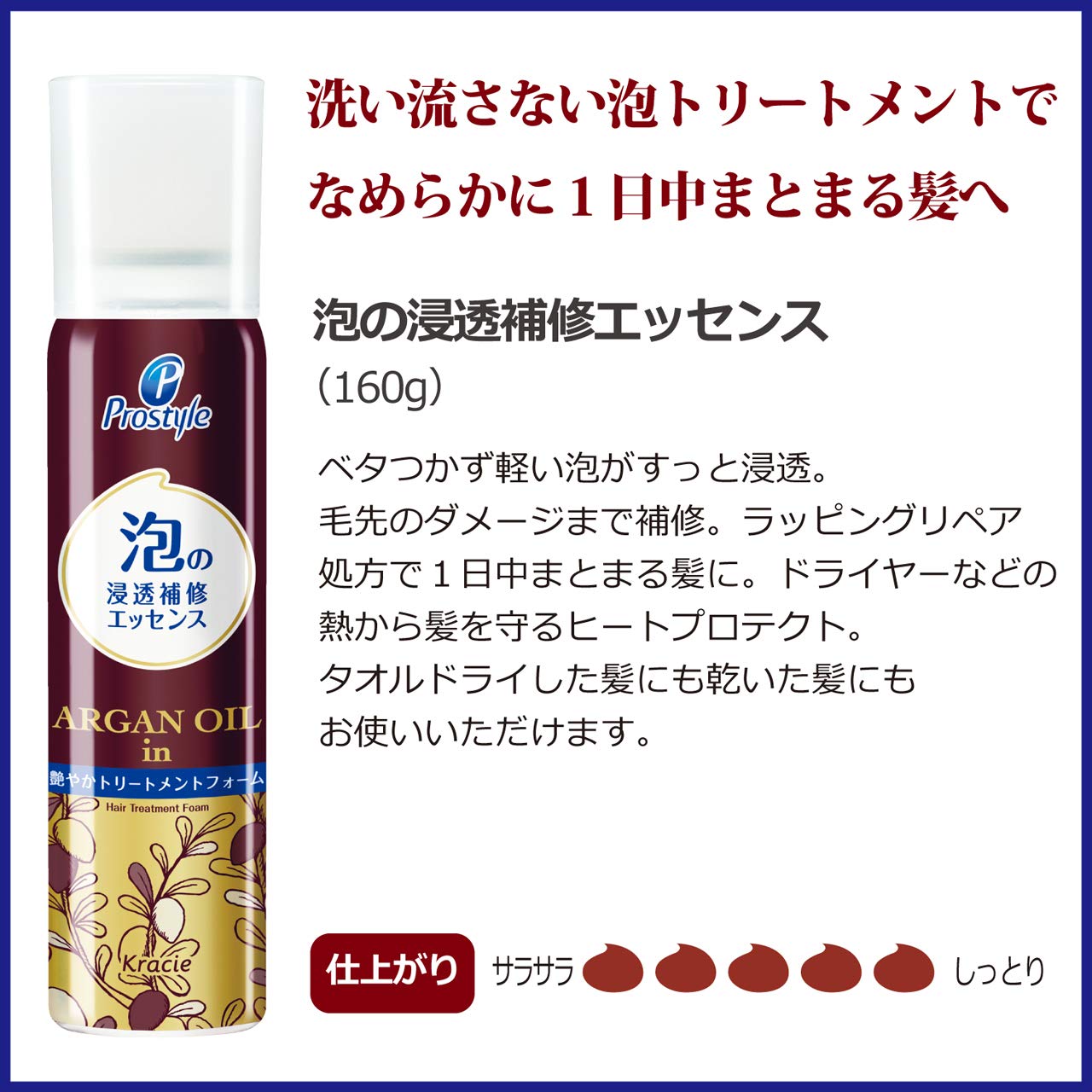 Amazon | プロスタイル 泡の浸透補修エッセンス スタイリング 160g×3