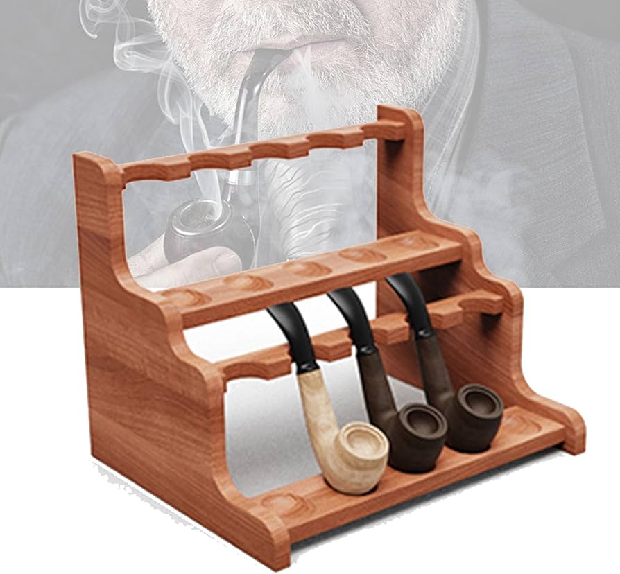 Amazon.co.jp: タバコパイプディスプレイラック 10 本の喫煙パイプ用