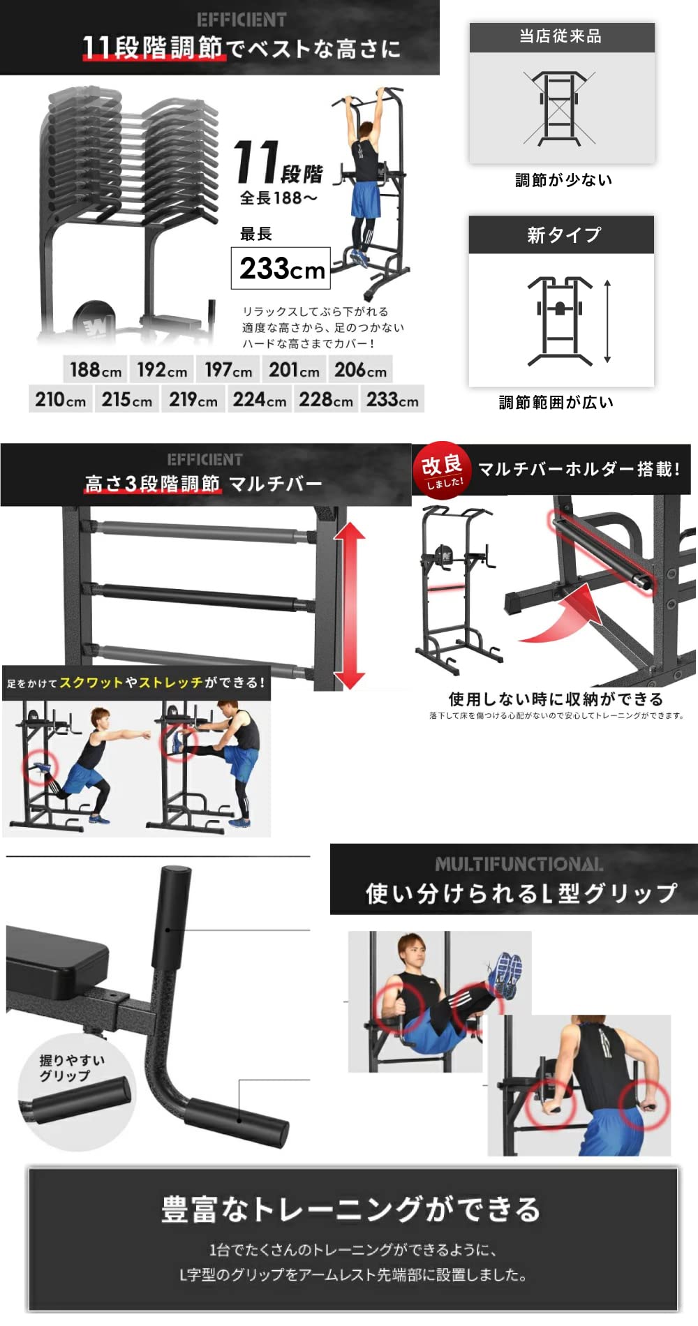 Amazon | BARWING(バーウィング) ぶら下がり健康器 モデル 高さ調整 3D