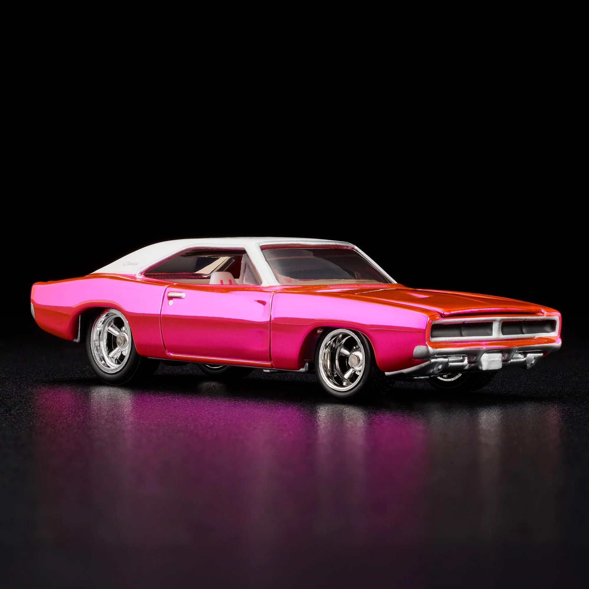 Amazon.com: Hot Wheels 1969 Dodge Charger R/T Pink RLC : Toys & Games