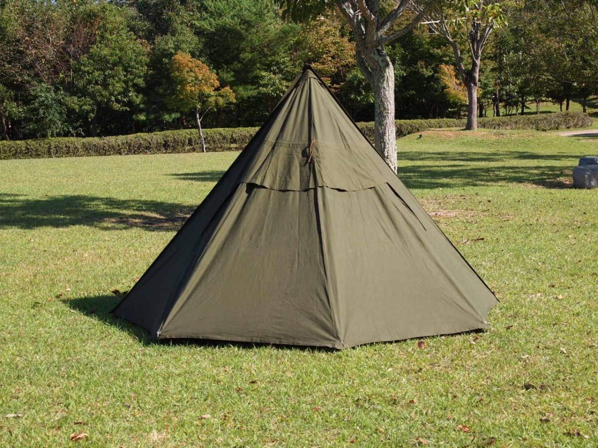 ポーランド軍幕 サイズ3 ファスナー加工済み military surplus