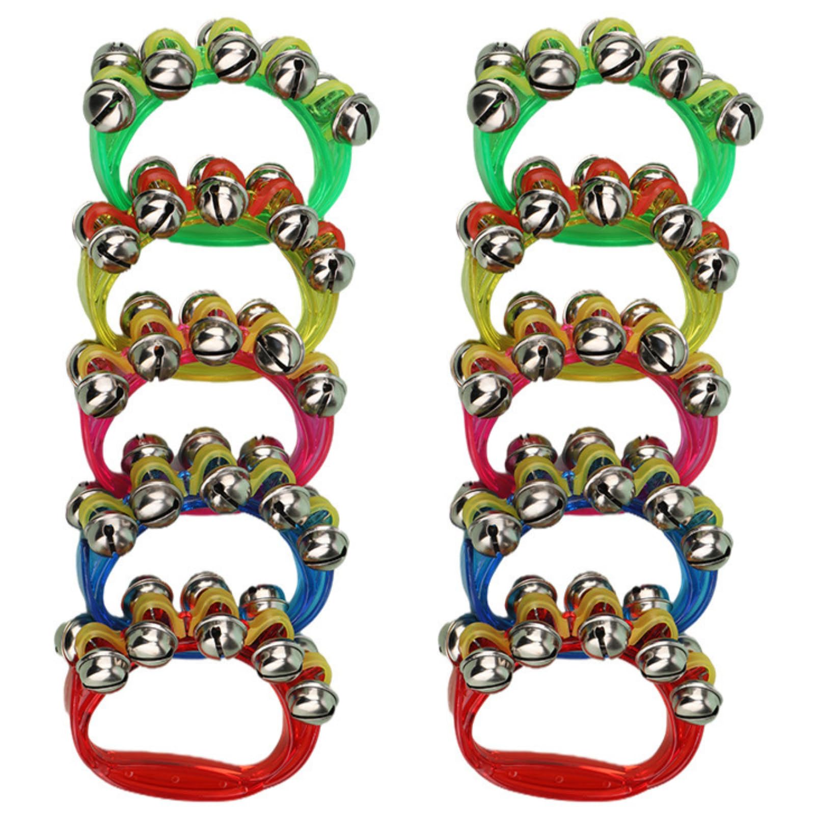 Amazon | Shantia ハンドベル リングベル 10個セット 子供用 5色