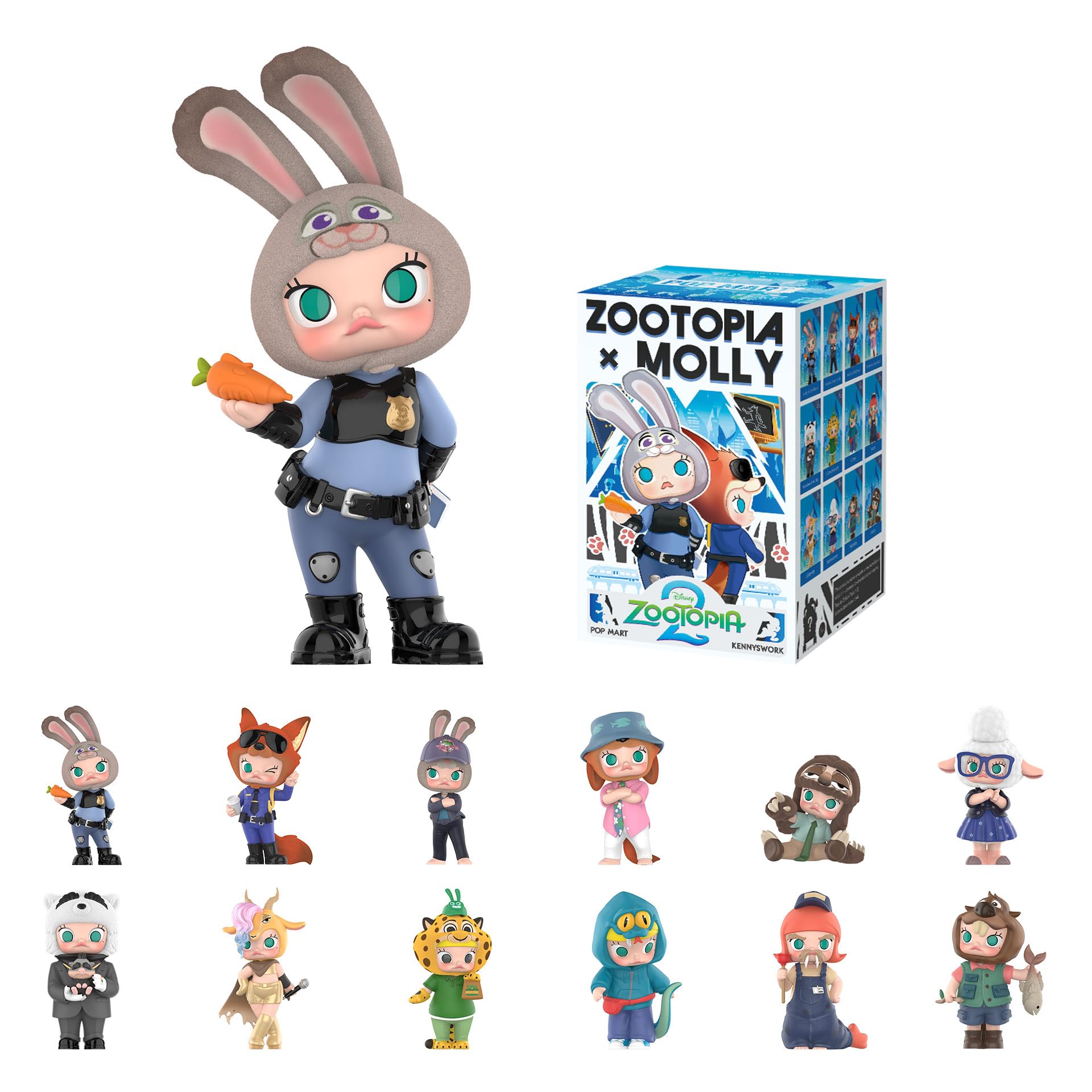 Amazon | POP MART MOLLY x ズートピア コラボシリーズ【1ピース