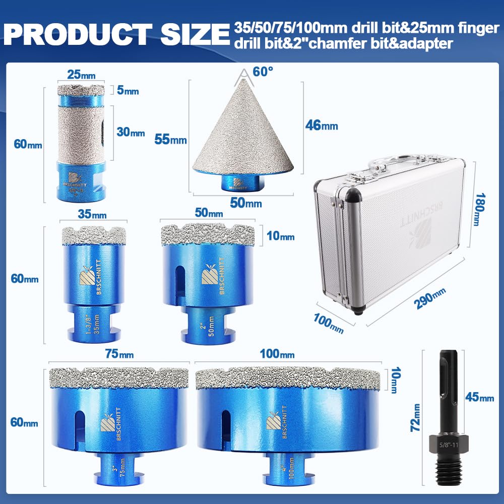 Amazon.co.jp: 磁器タイルセラミック大理石御影石掘削用ダイヤモンド