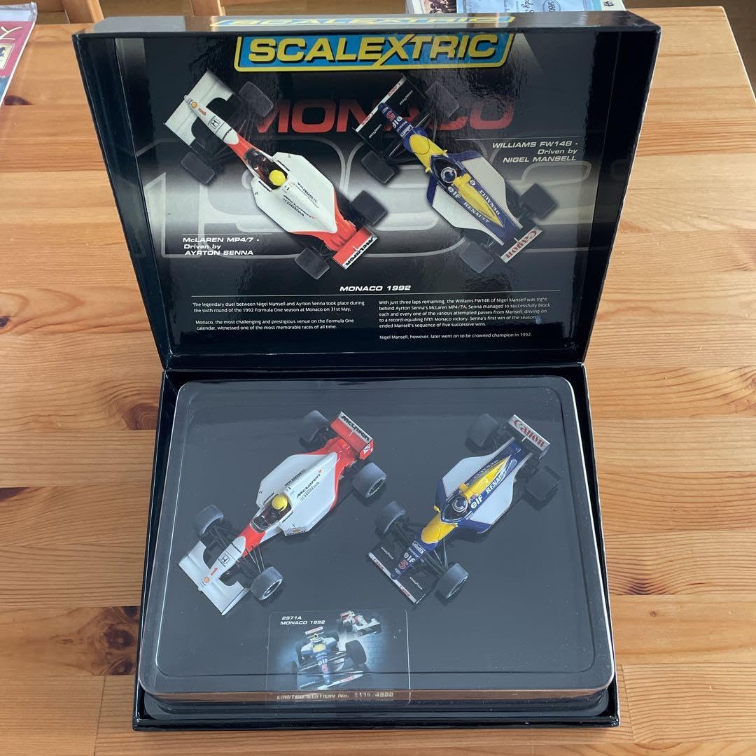 Scalextric Monaco 1992 限定版 2台セット 1/32 Scalextric Monaco