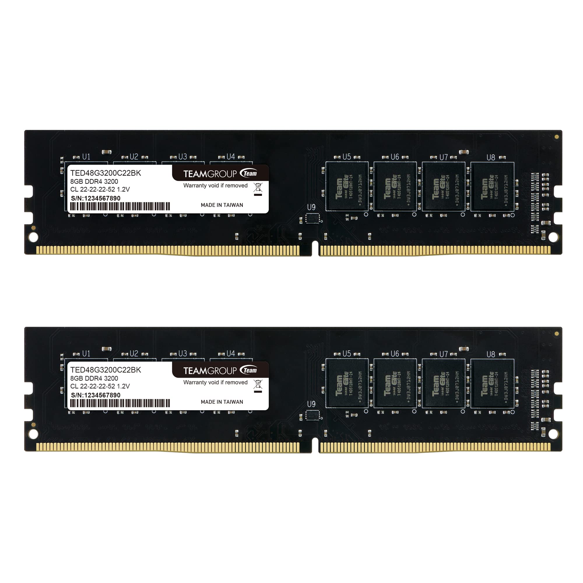 Amazon.co.jp: TEAMGROUP Elite DDR4 16GB キット (2 x 8GB) 3,200MHz