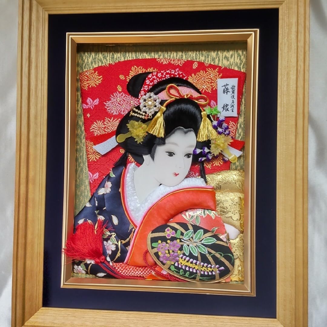 東京久月 羽子板壁掛けアクリルケース・コンパクト間口約19×奥行約8