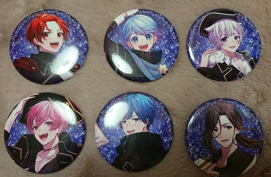 Amazon.co.jp: いれいす 缶バッジ 第10弾 メテオライト 6人コンプ