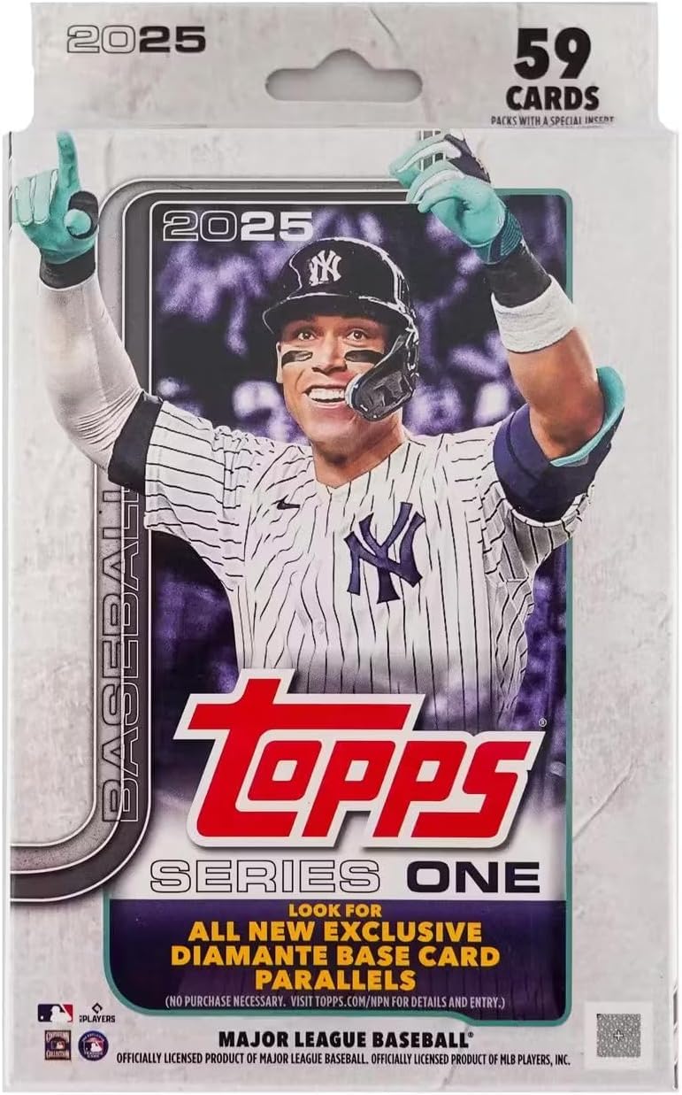Amazon.com: Topps 2025 Series 1 Baseball Trading Card Hanger Box