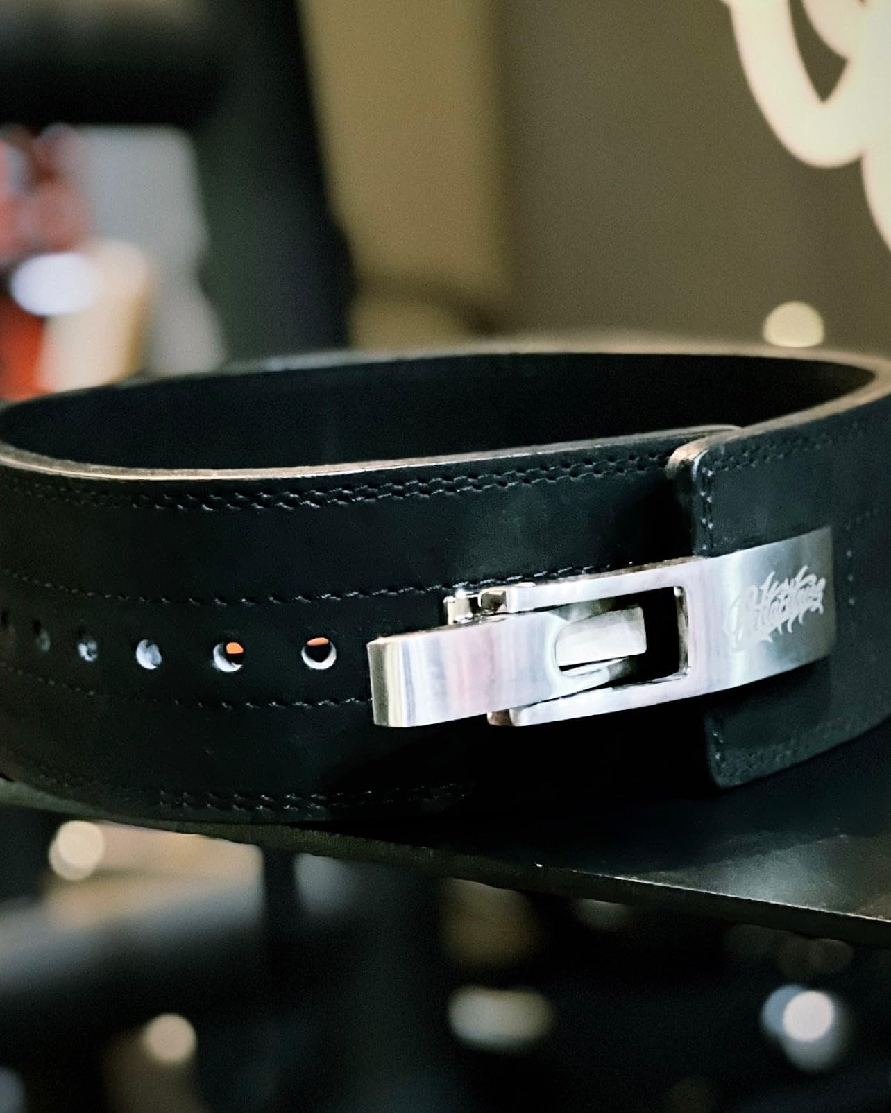 Amazon | DELTA FITNESS オリジナル レザーリフティングベルトV2 (S