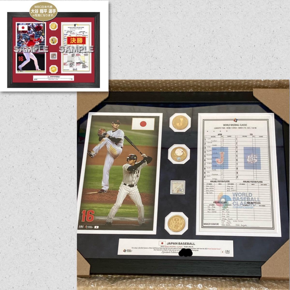 限定品限定300個 2023 WBC 大谷翔平選手プレミアムフォトミント（決勝