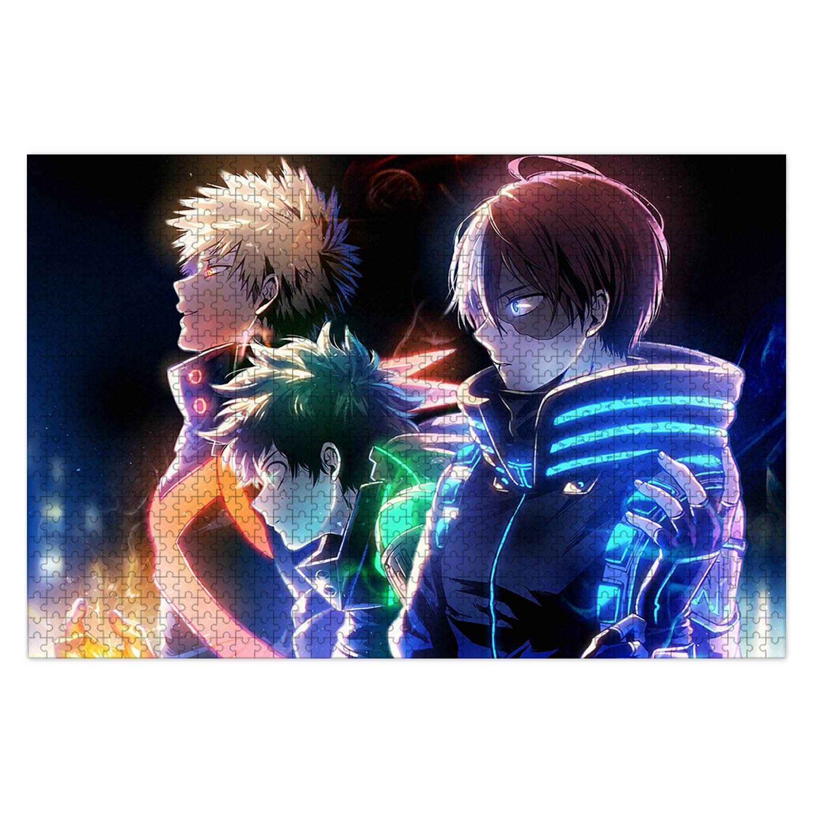 Amazon.co.jp: ヒロアカ パズル 1000ピースオールマイト 爆豪勝己 轟焦