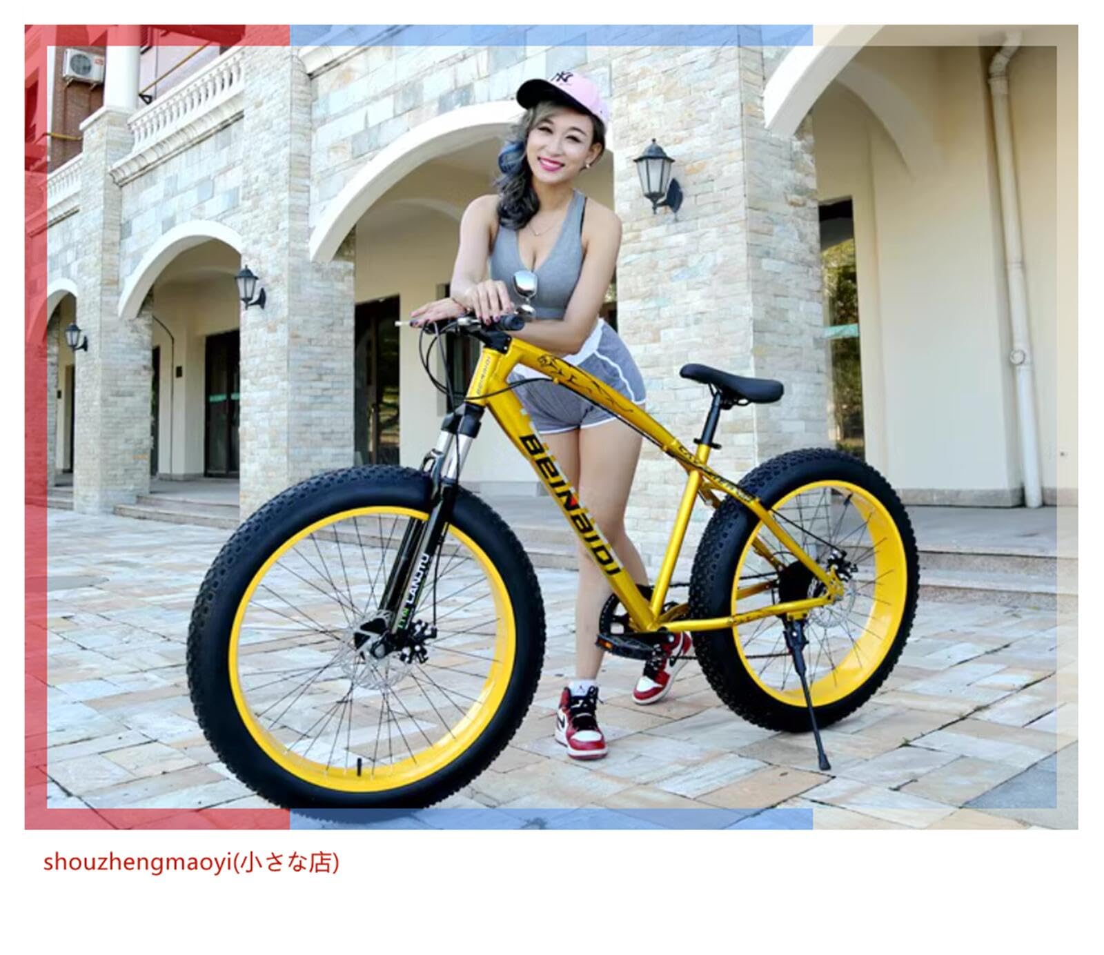 Amazon | スノーバイク ファットバイク 20/24/46イン 極太タイヤ