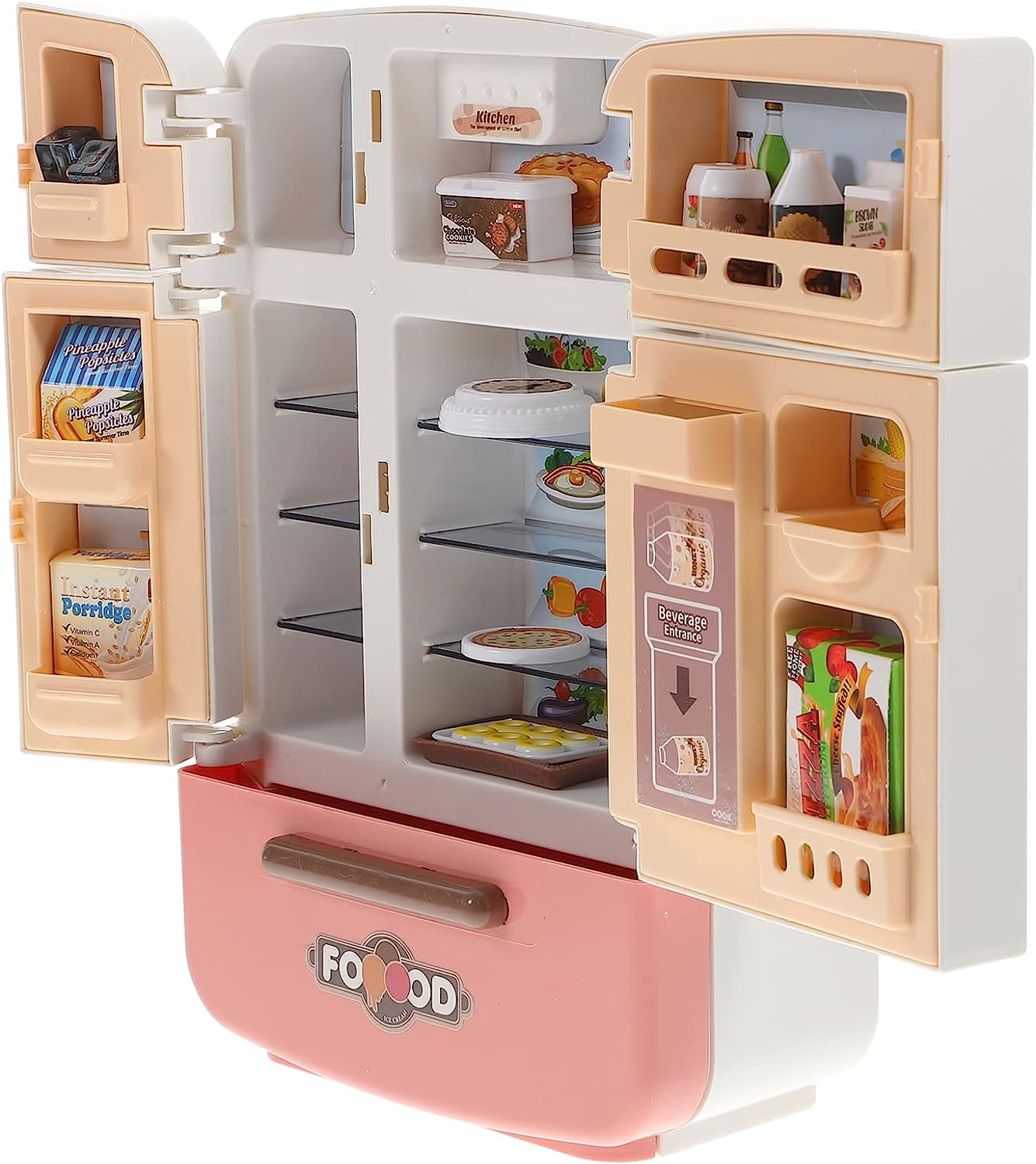 Amazon | ミニ冷蔵庫おもちゃ 冷蔵庫 おもちゃ ままごと 冷蔵庫