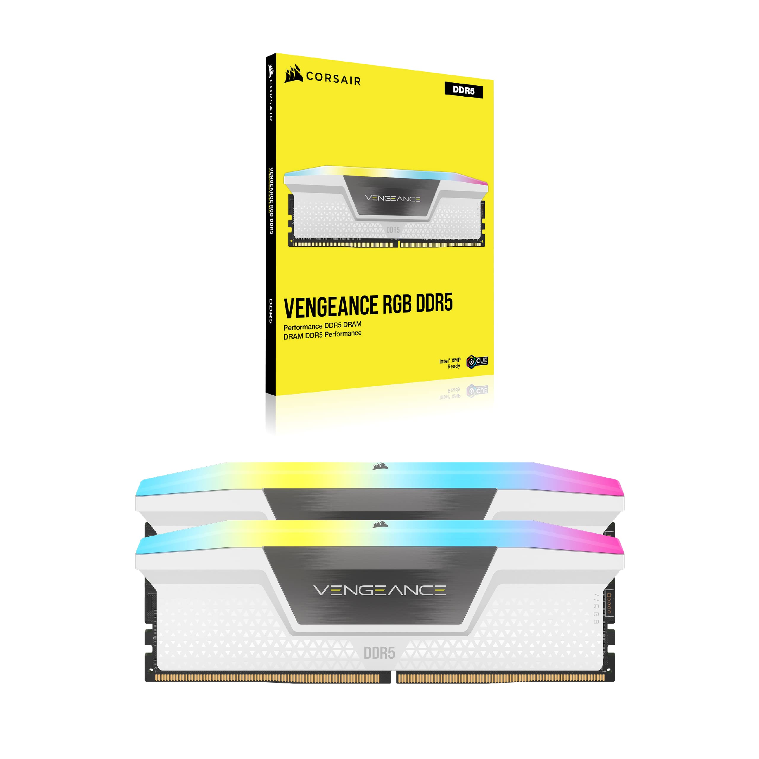 Amazon.com: CORSAIR VENGEANCE RGB DDR5 RAM 32 GB (2 x 16 GB) 5200